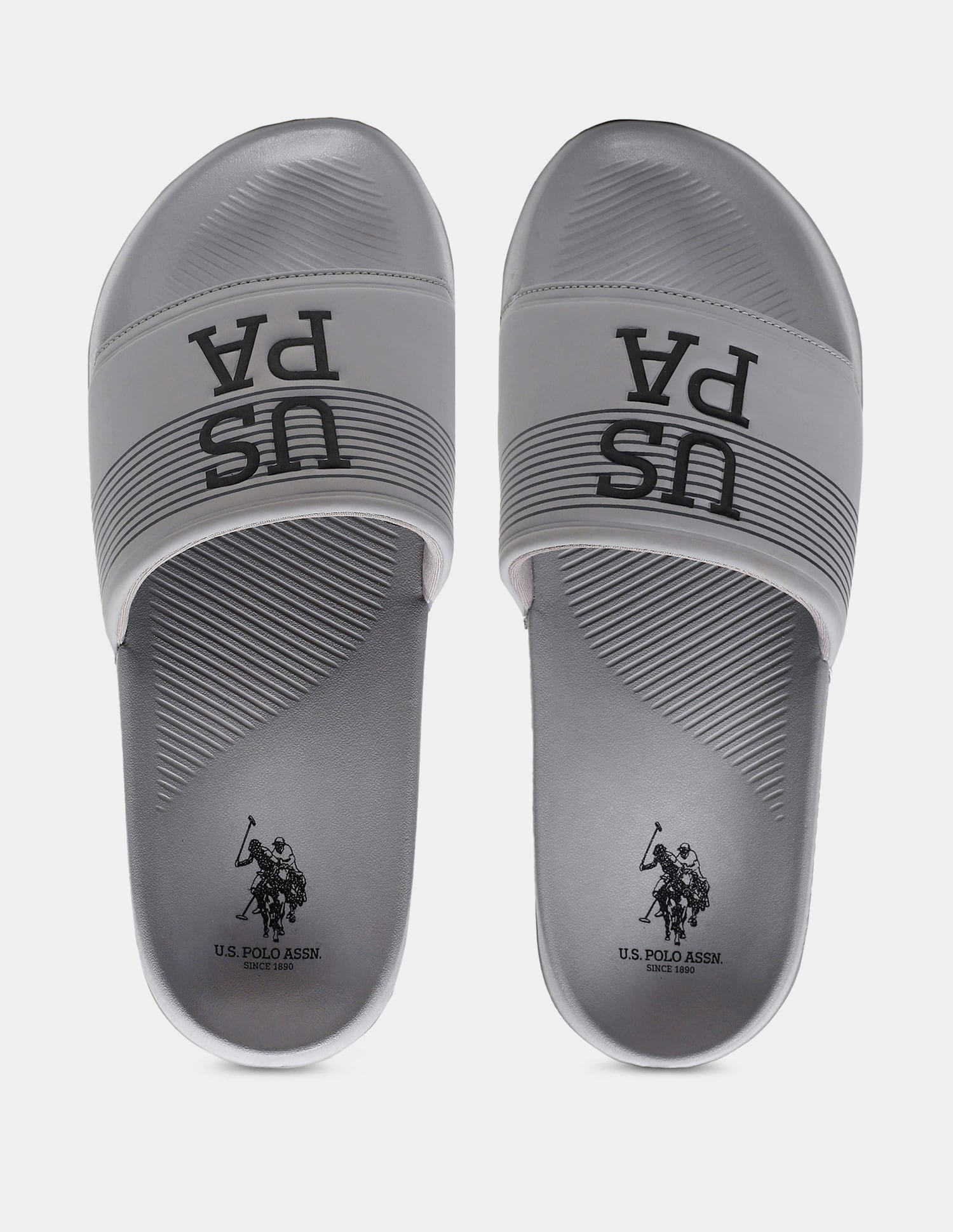 Men Striped Artax Sliders