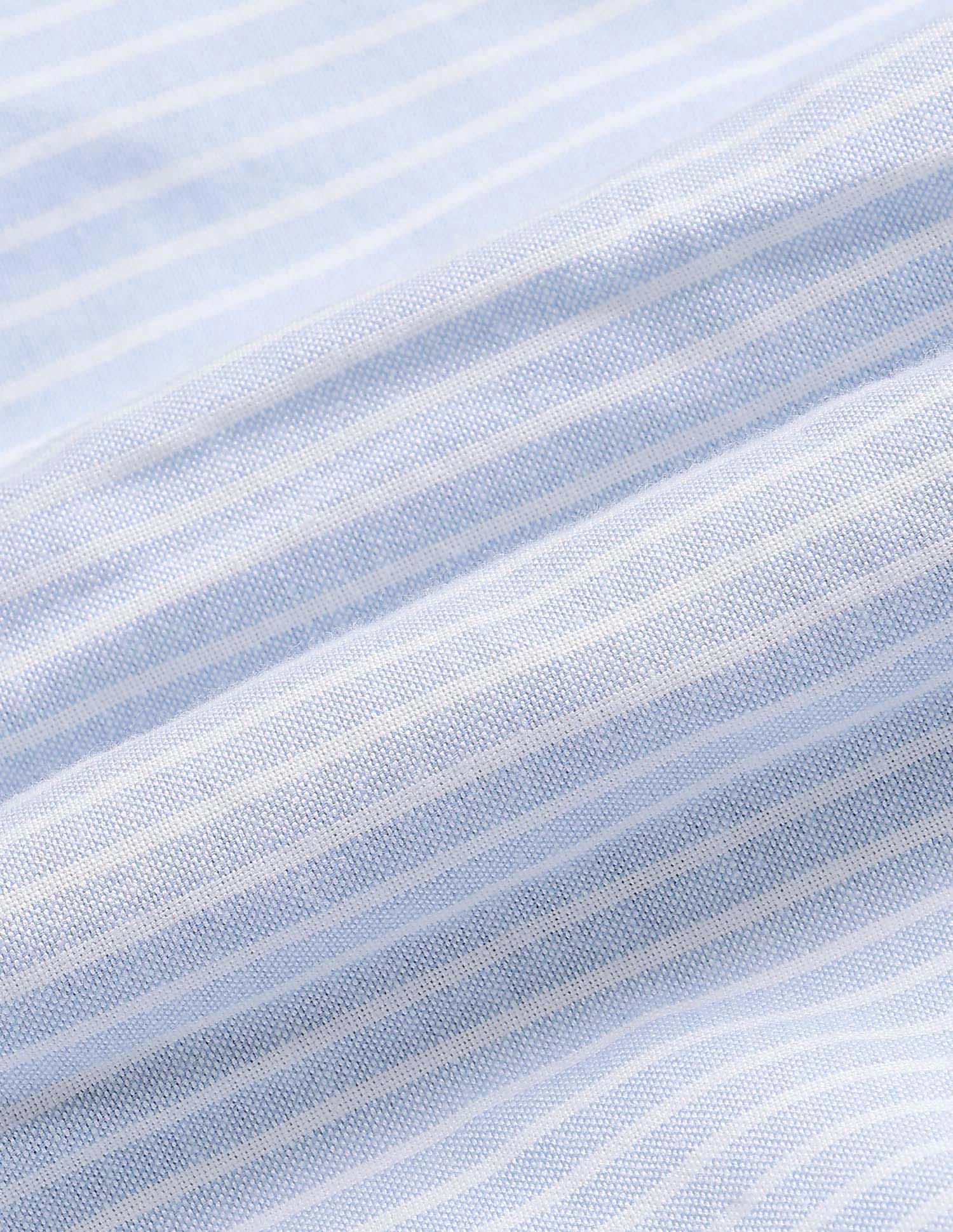 Girls Striped Regular Fit Top Light Blue - U.S. POLO ASSN. | Large