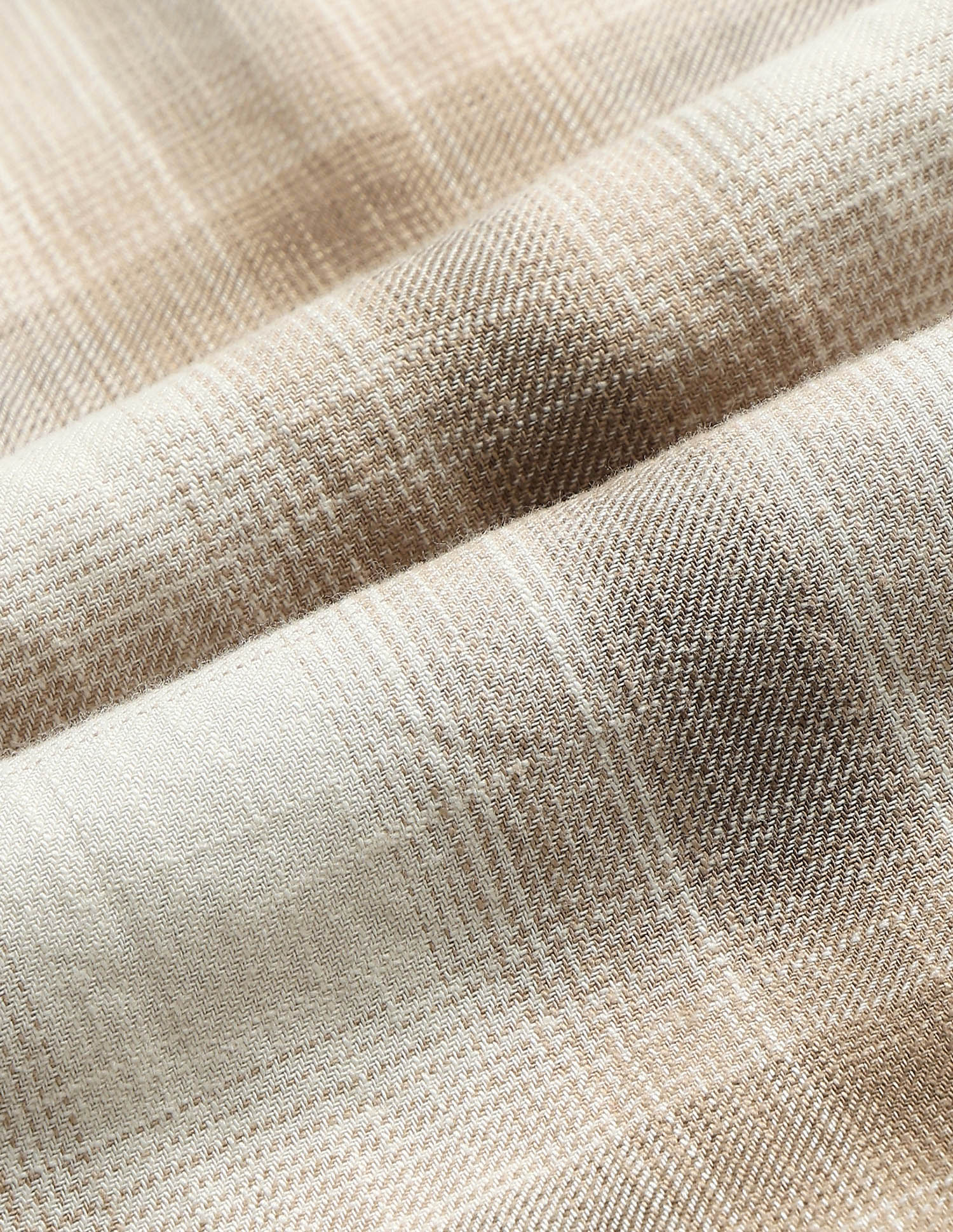 Motel On The Coast Windowpane Checked Shirt Beige - U.S. Polo Assn. India | Large