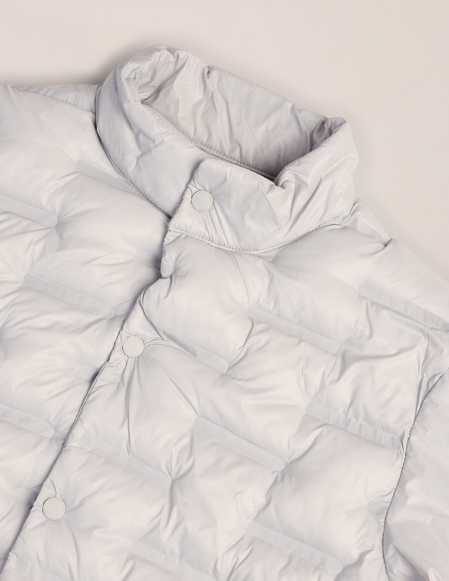 Solid Quilted Jacket Light-Grey - U.S. POLO ASSN. | Large