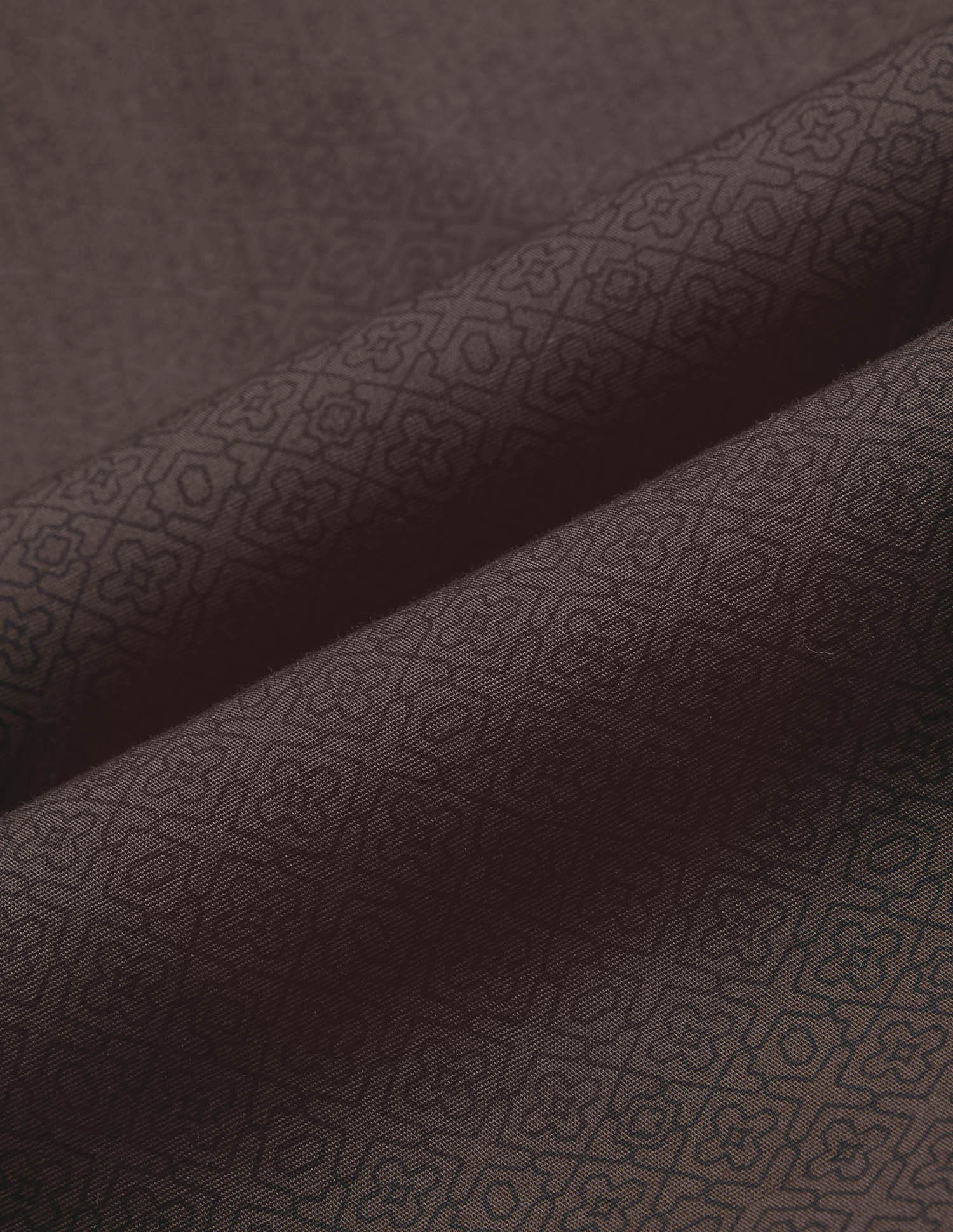 Geometric Printed Tailored Fit Shirt Brown - U.S. Polo Assn. India | Large