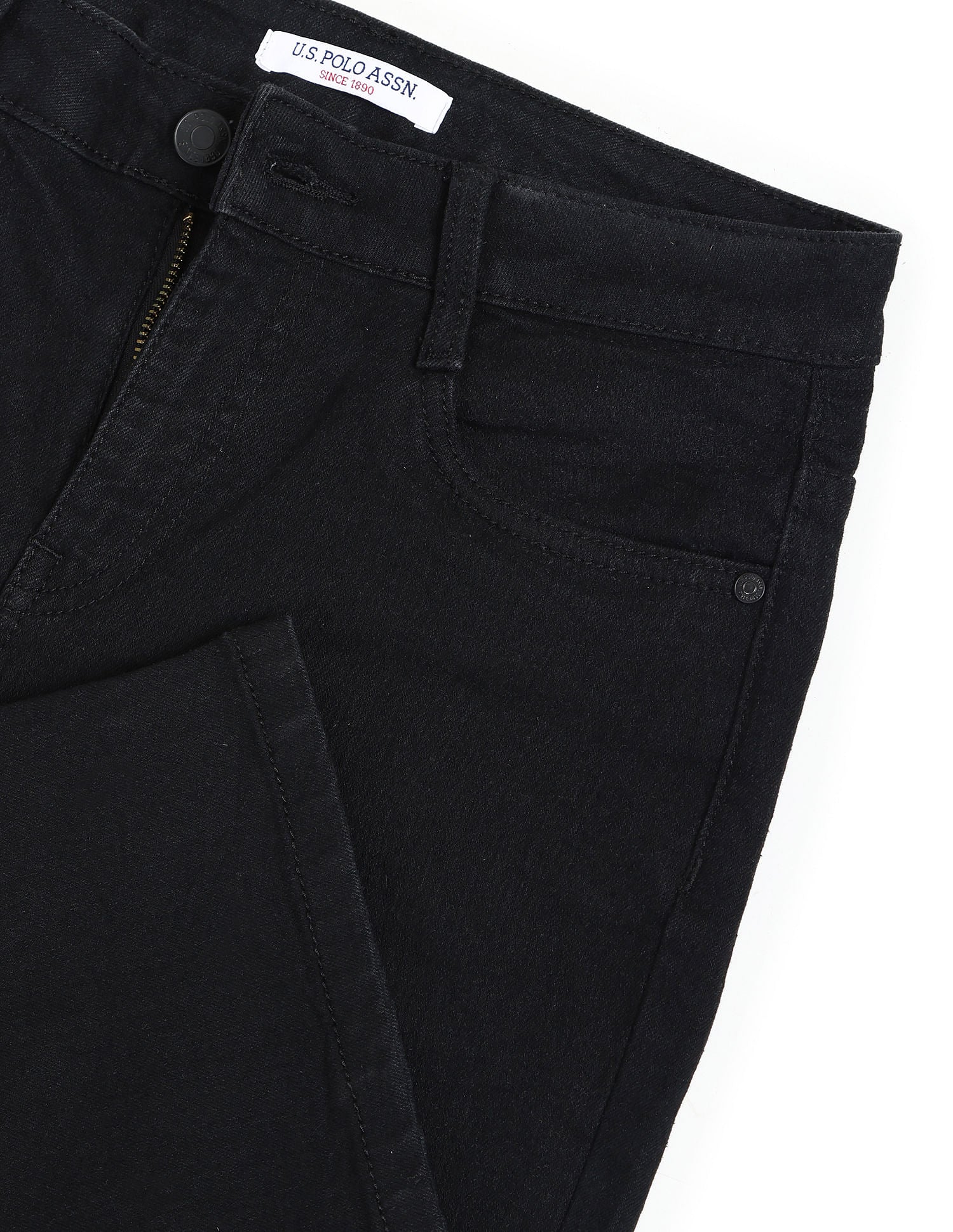 Mid Rise Bootcut Fit Jeans Black - U.S. POLO ASSN. | Large