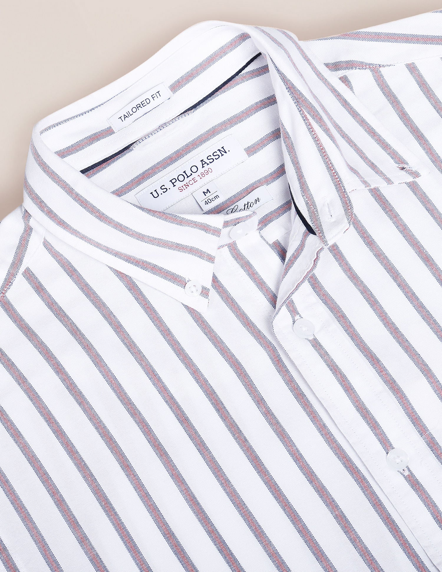 Cutaway Collar Vertical Stripe Shirt – U.S. Polo Assn. India