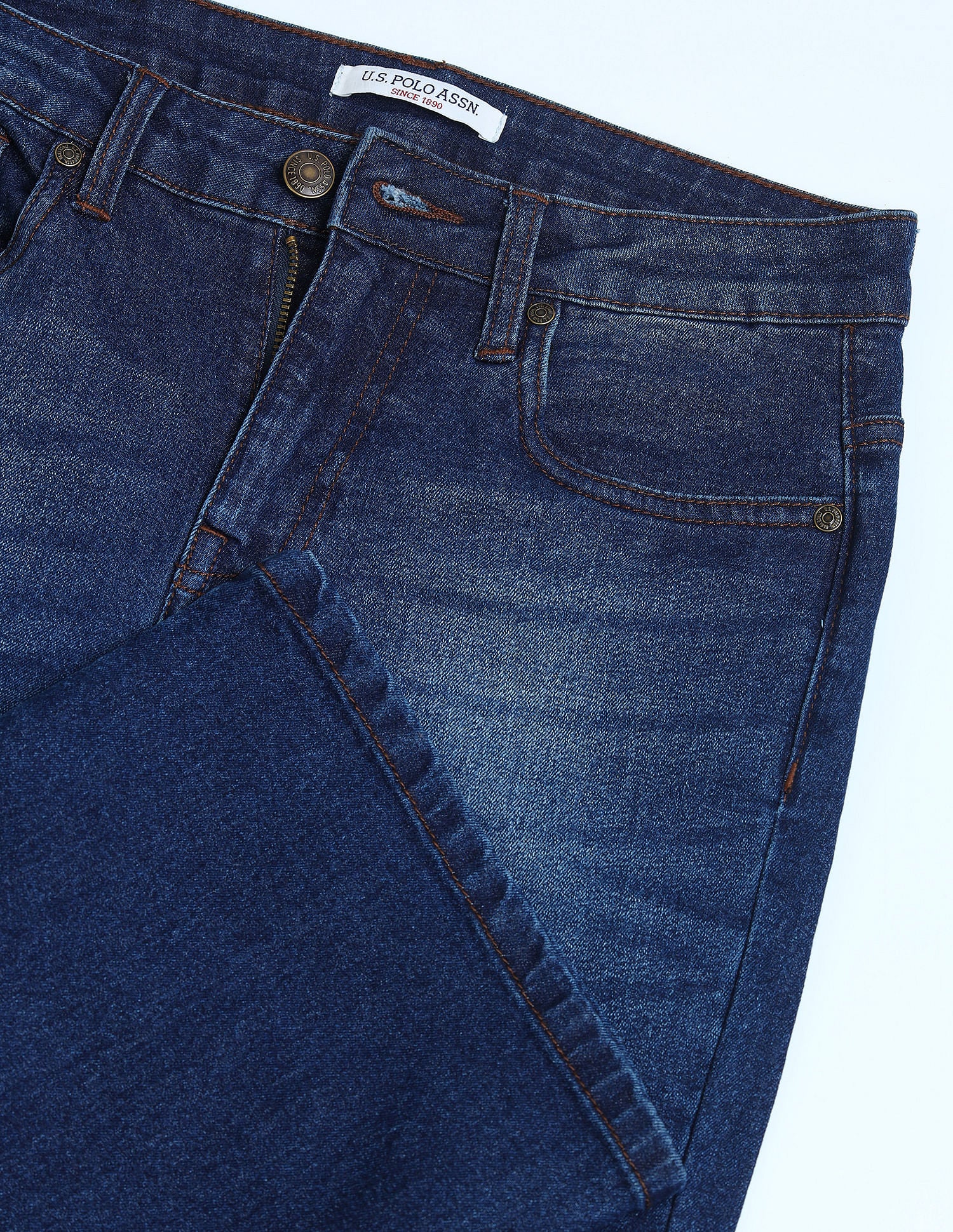 Mid Rise Boot Cut Jeans Dark Blue - U.S. POLO ASSN. | Large