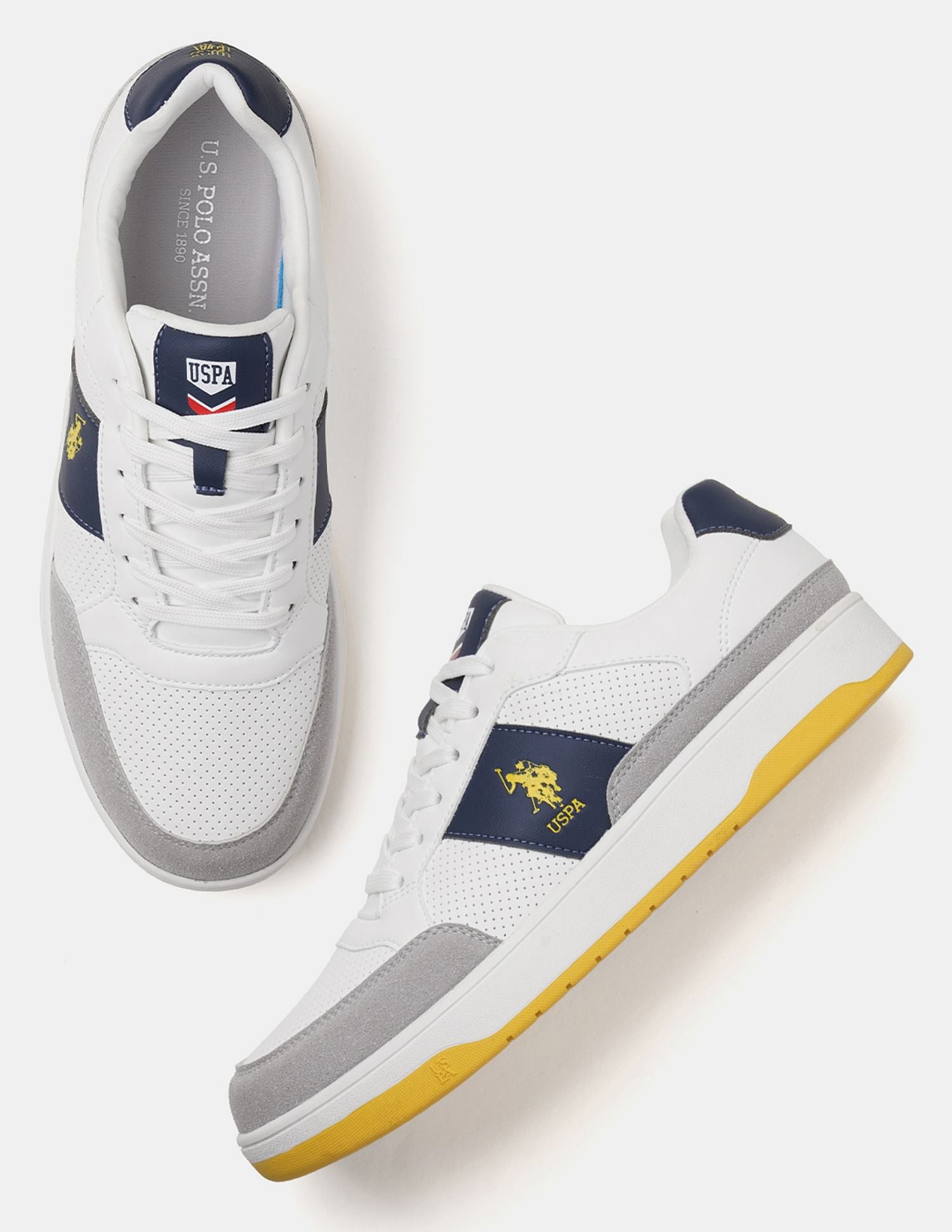 Men Simon Colour Blocked Sneakers Navy - U.S. POLO ASSN. | Large