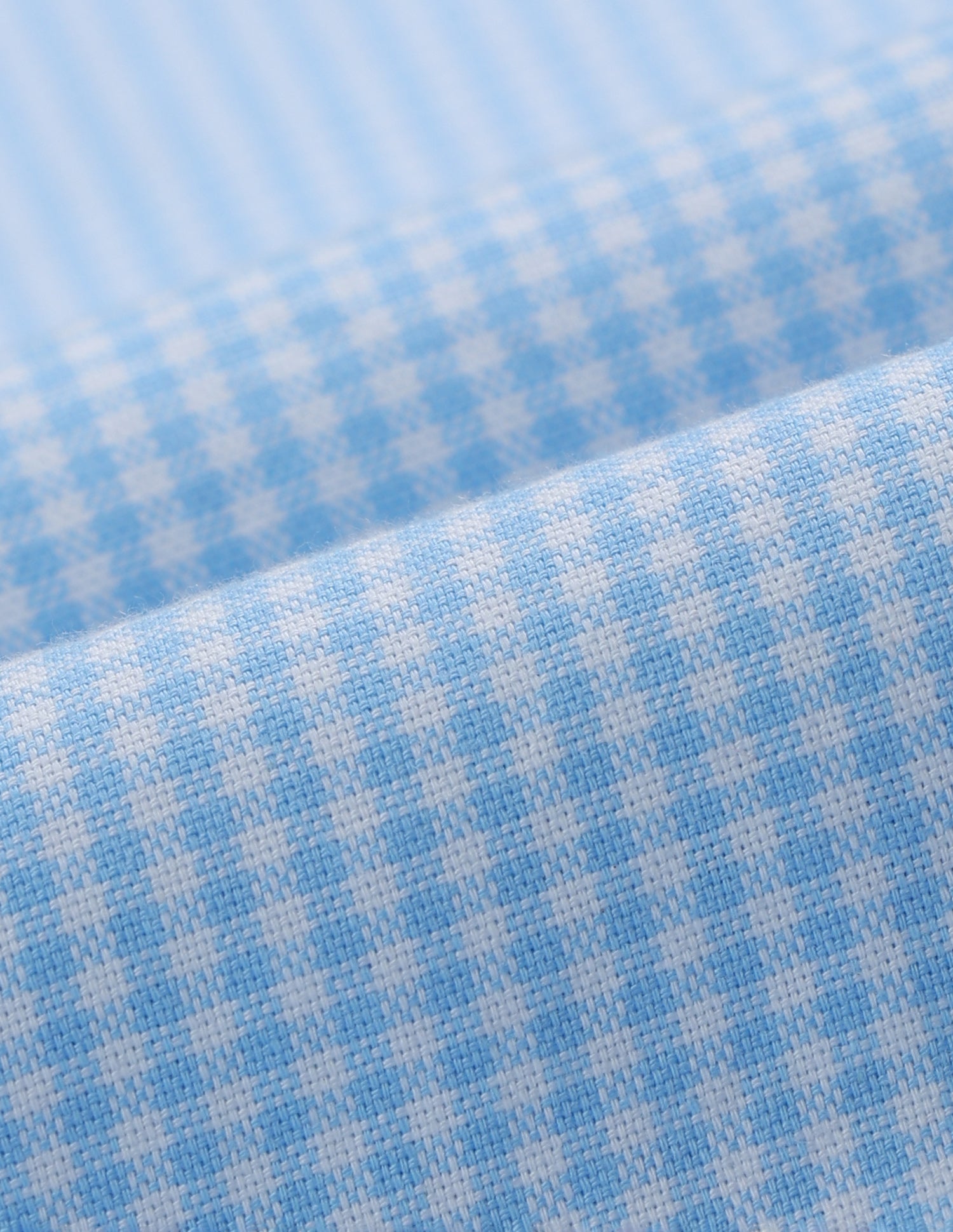 Gingham Checked Tailored Fit Shirt Light Blue - U.S. POLO ASSN. | Large