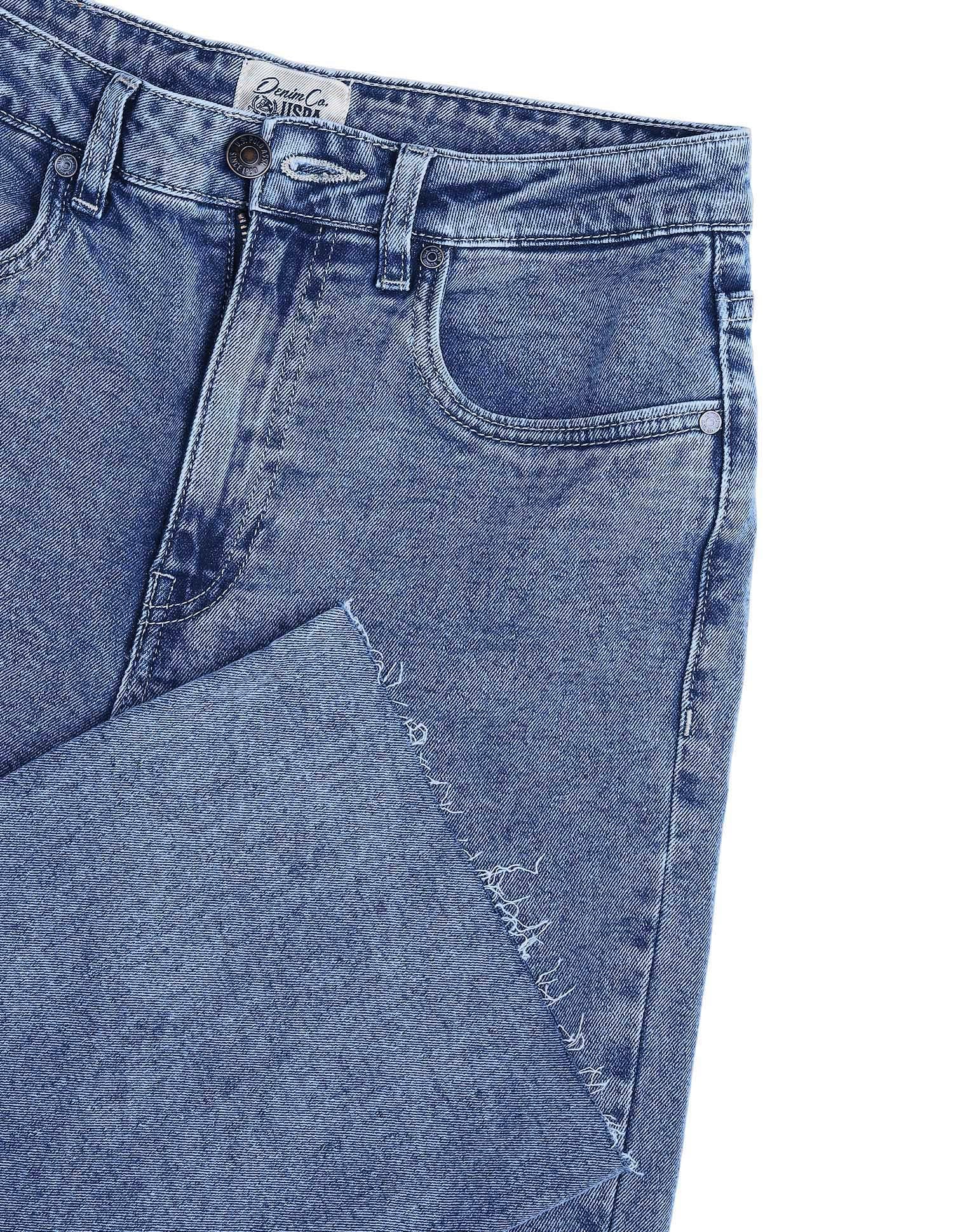 High Rise Bootcut Fit Jeans Dark Blue - U.S. Polo Assn. India | Large