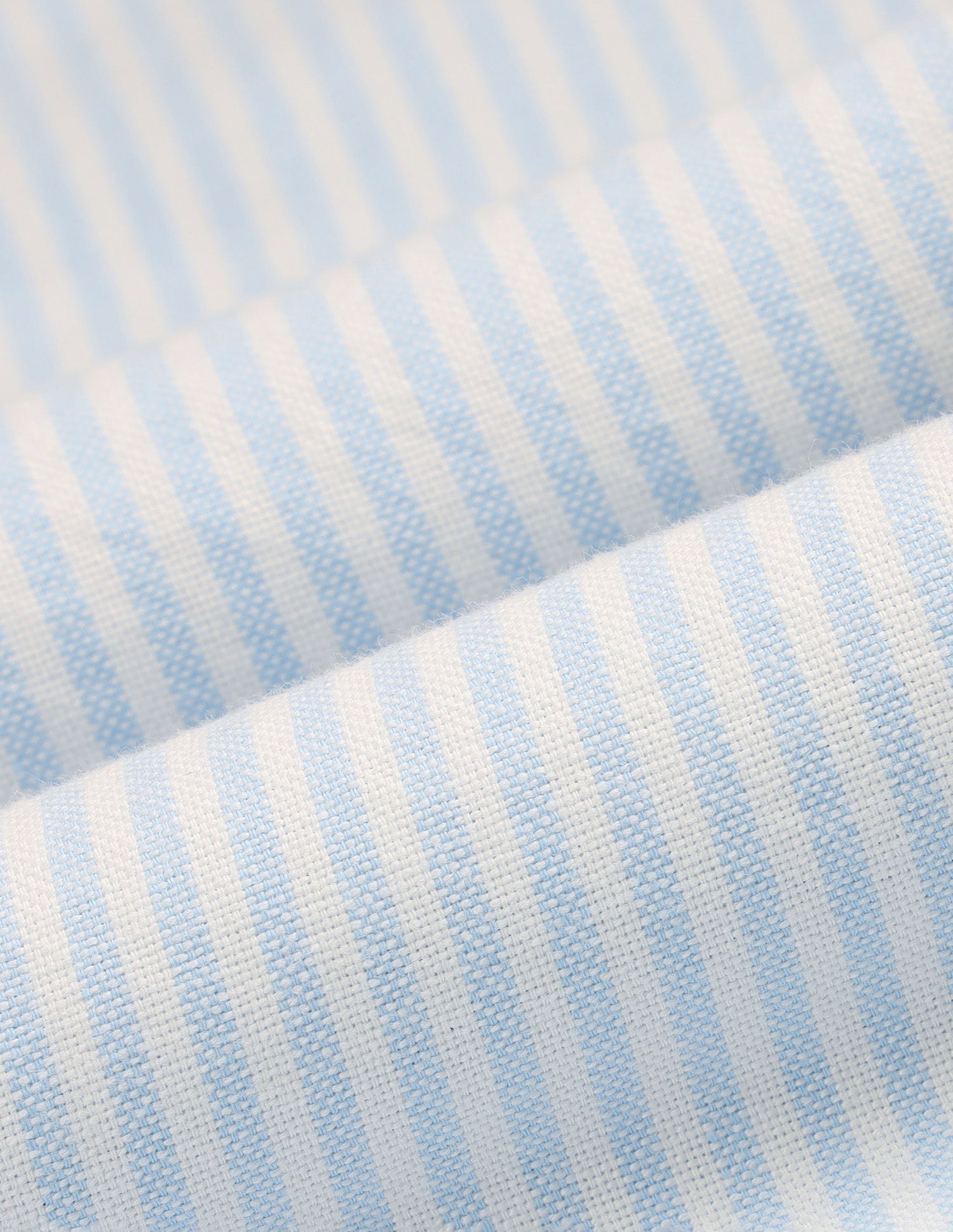 Vertical Striped Boxy Fit Shirt Light Blue - U.S. Polo Assn. India | Large