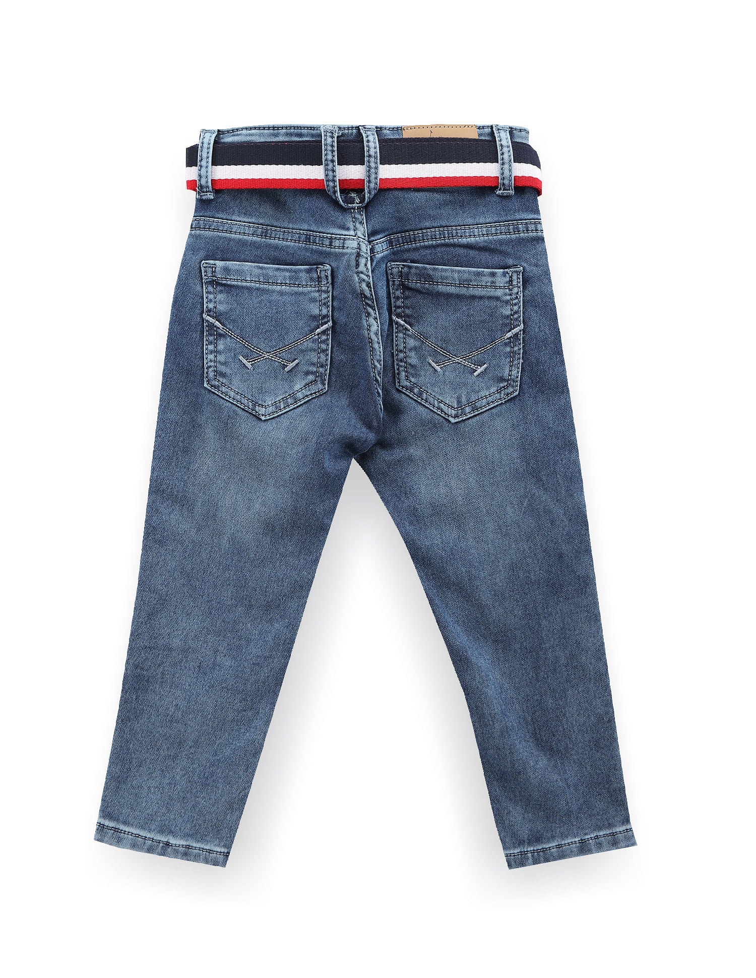 Boys Slim Fit Blue Jeans Blue - U.S. POLO ASSN. | Large