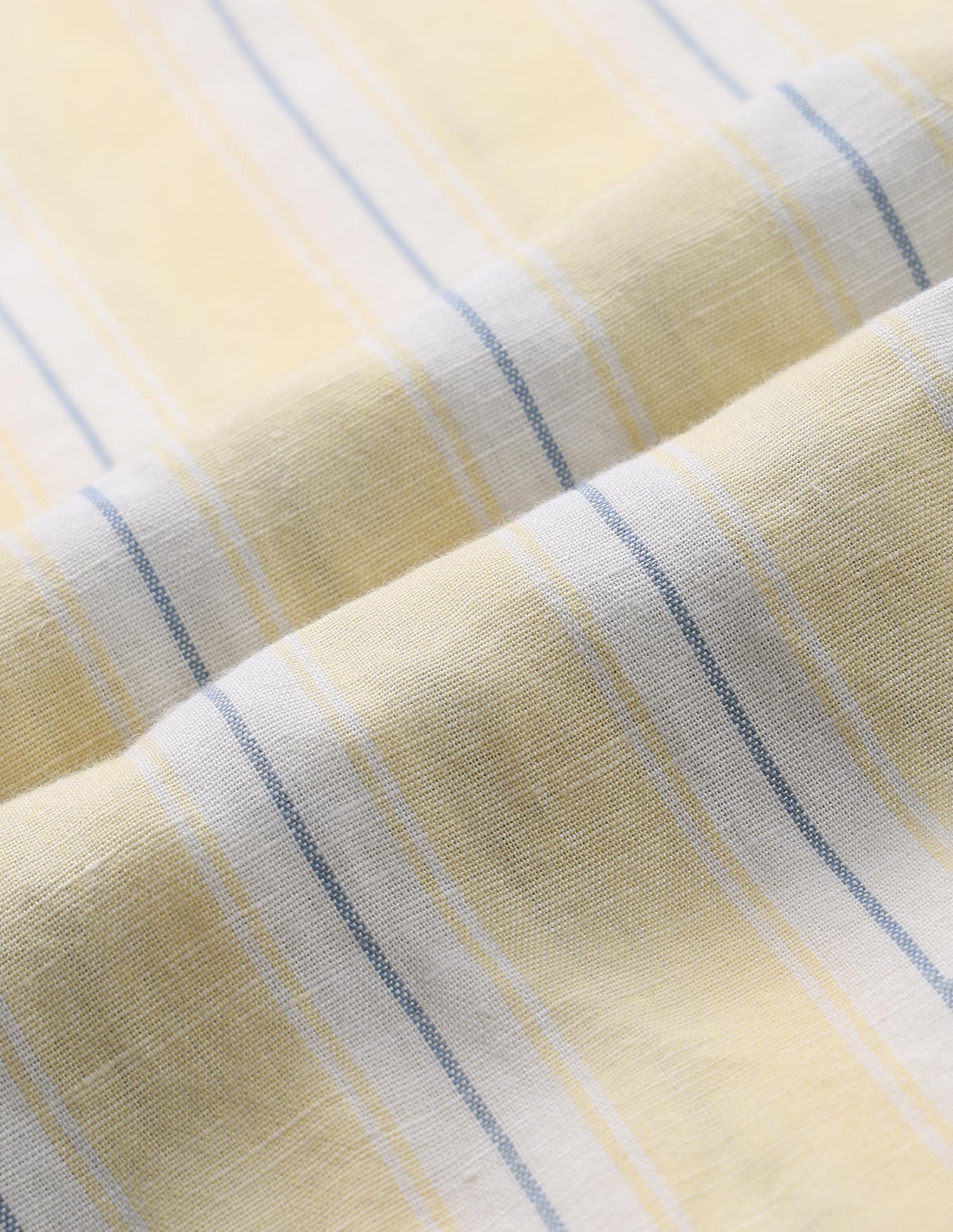 Vertical Striped Tailored Fit Shirt Yellow - U.S. Polo Assn. India | Large