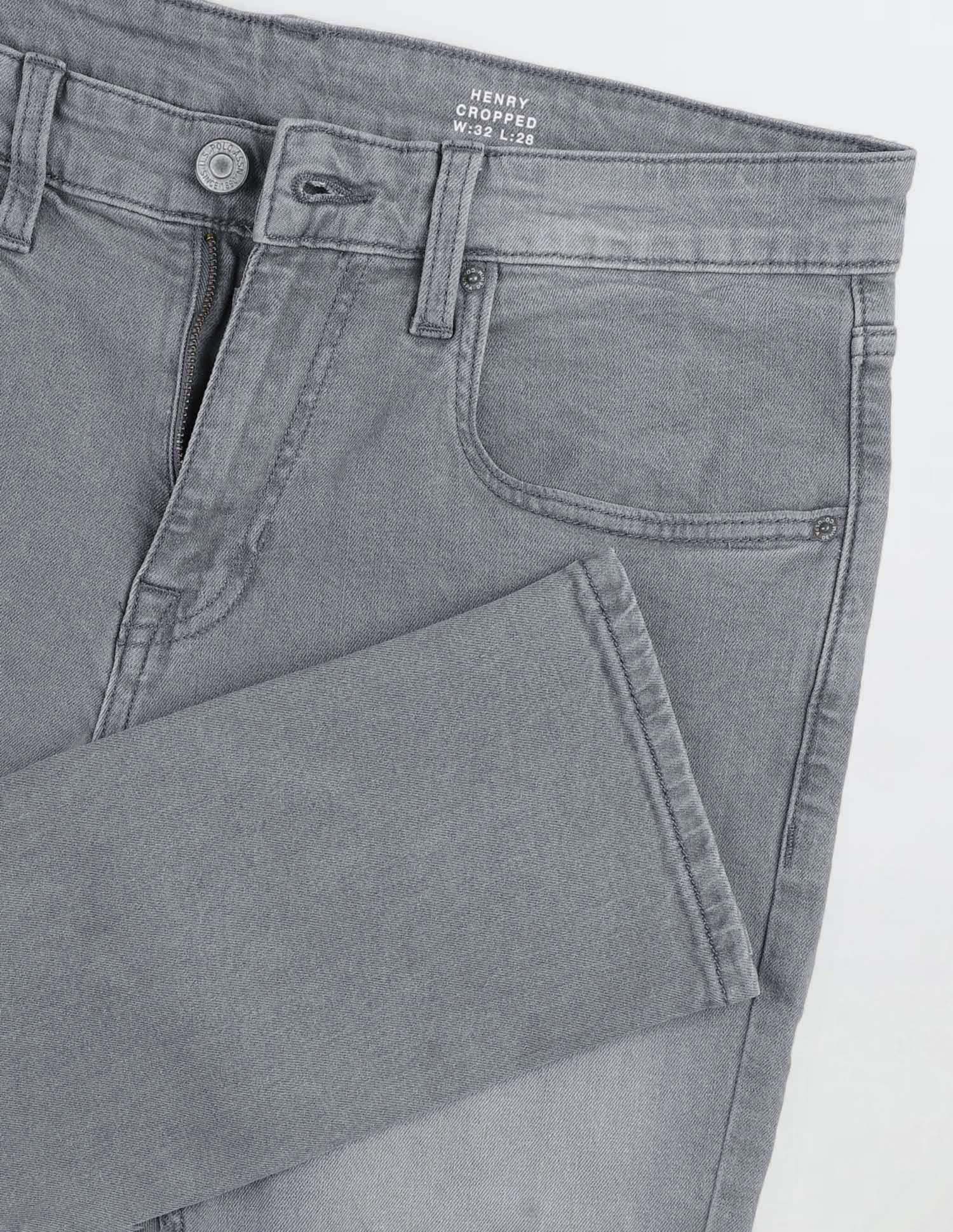 Henry Tapered Fit Stone Washed Jeans Grey - U.S. POLO ASSN. | Large