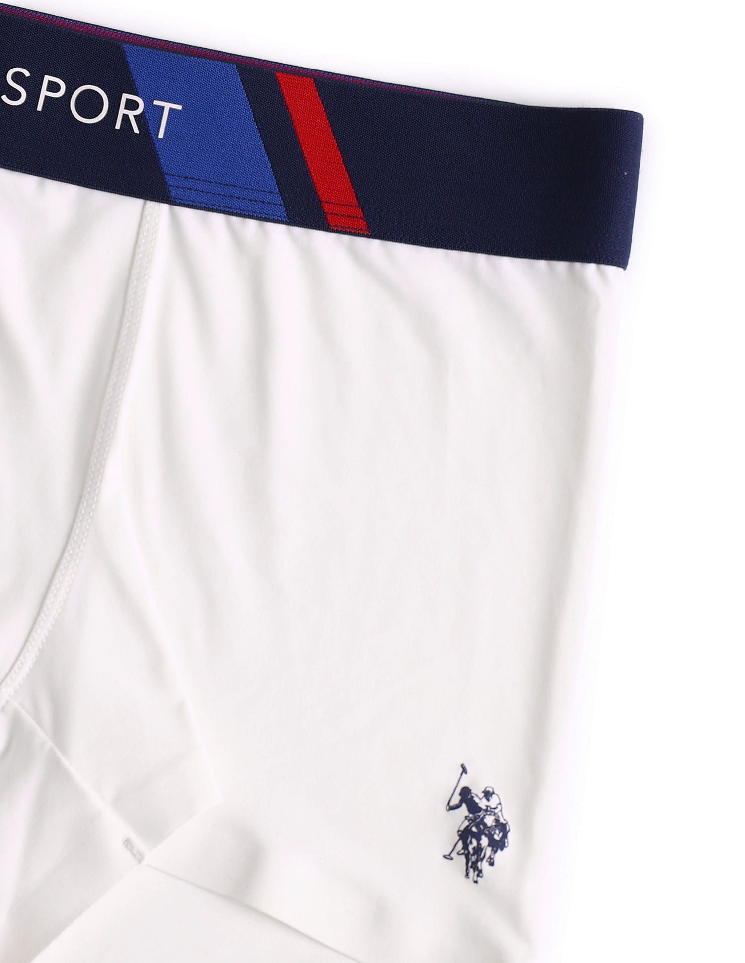 Micro Fibre High Stretch Trunk White - U.S. POLO ASSN. | Large