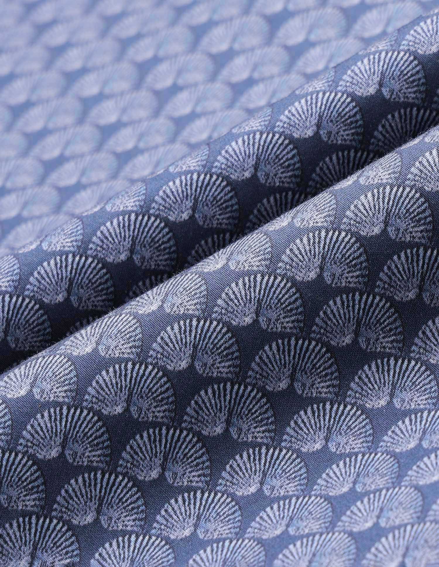 Pure Cotton All Over Printed Shirt Navy - U.S. POLO ASSN. | Large