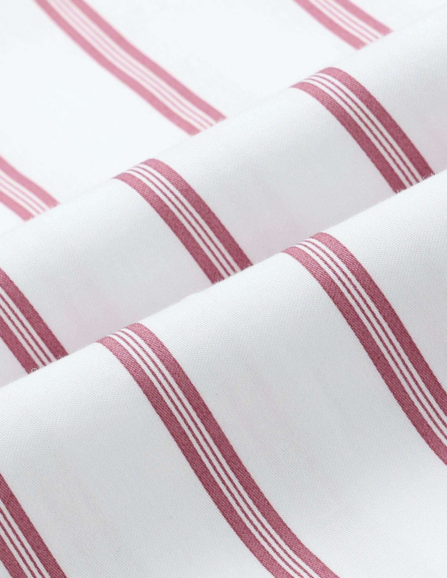 Vertical Striped Satin Shirt Pink - U.S. Polo Assn. India | Large