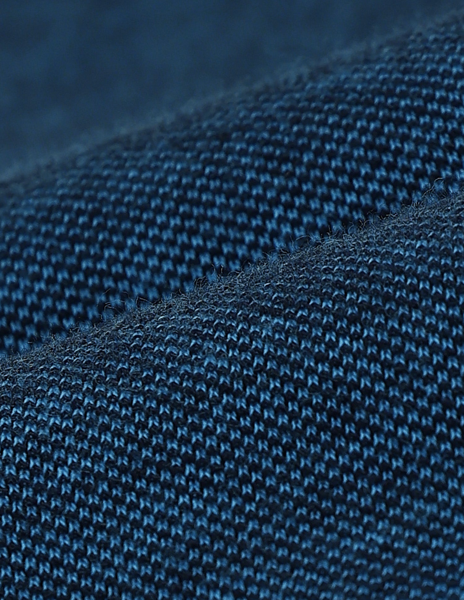 Textured Cotton Polo Shirt Blue - U.S. Polo Assn. India | Large