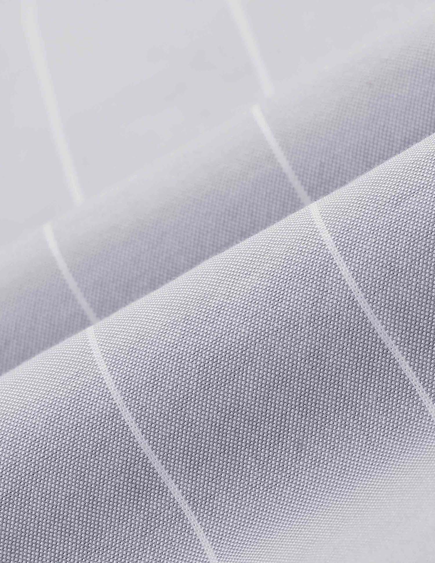 Vertical Striped Tailored Fit Shirt Light Grey - U.S. POLO ASSN. | Large