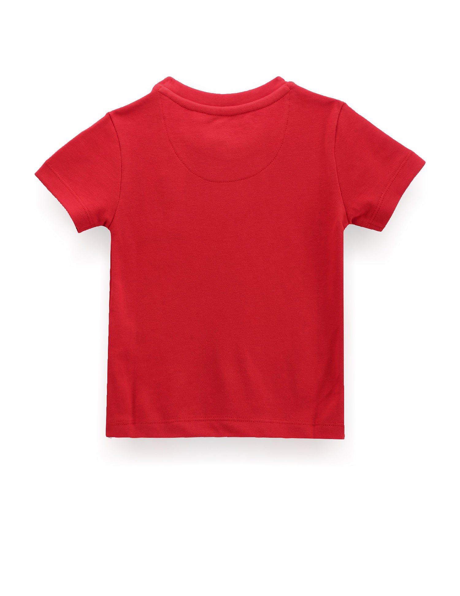 Boys Pure Cotton Pique T-Shirt Red - U.S. Polo Assn. India | Large