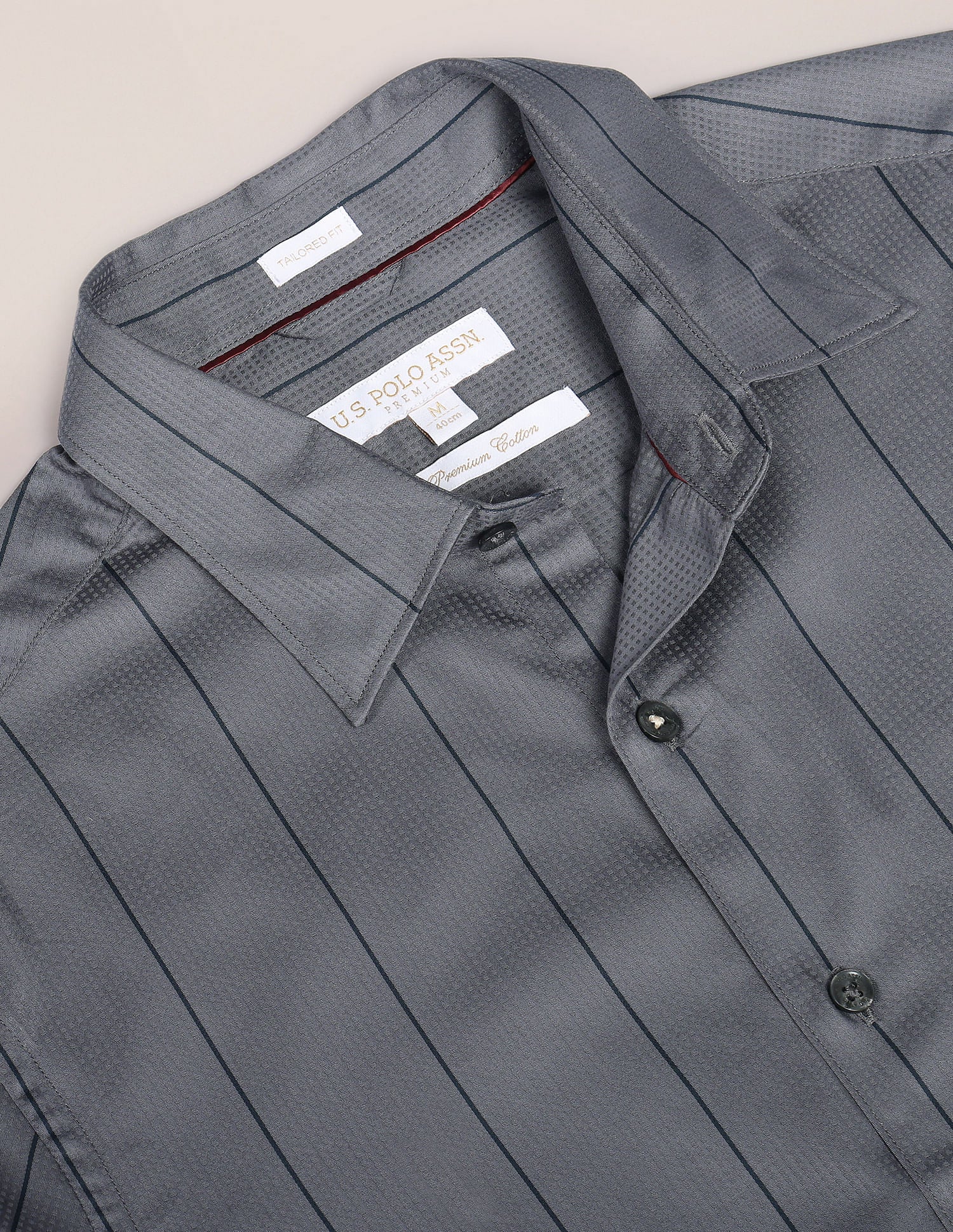 Cutaway Collar Vertical Stripe Shirt – U.S. Polo Assn. India
