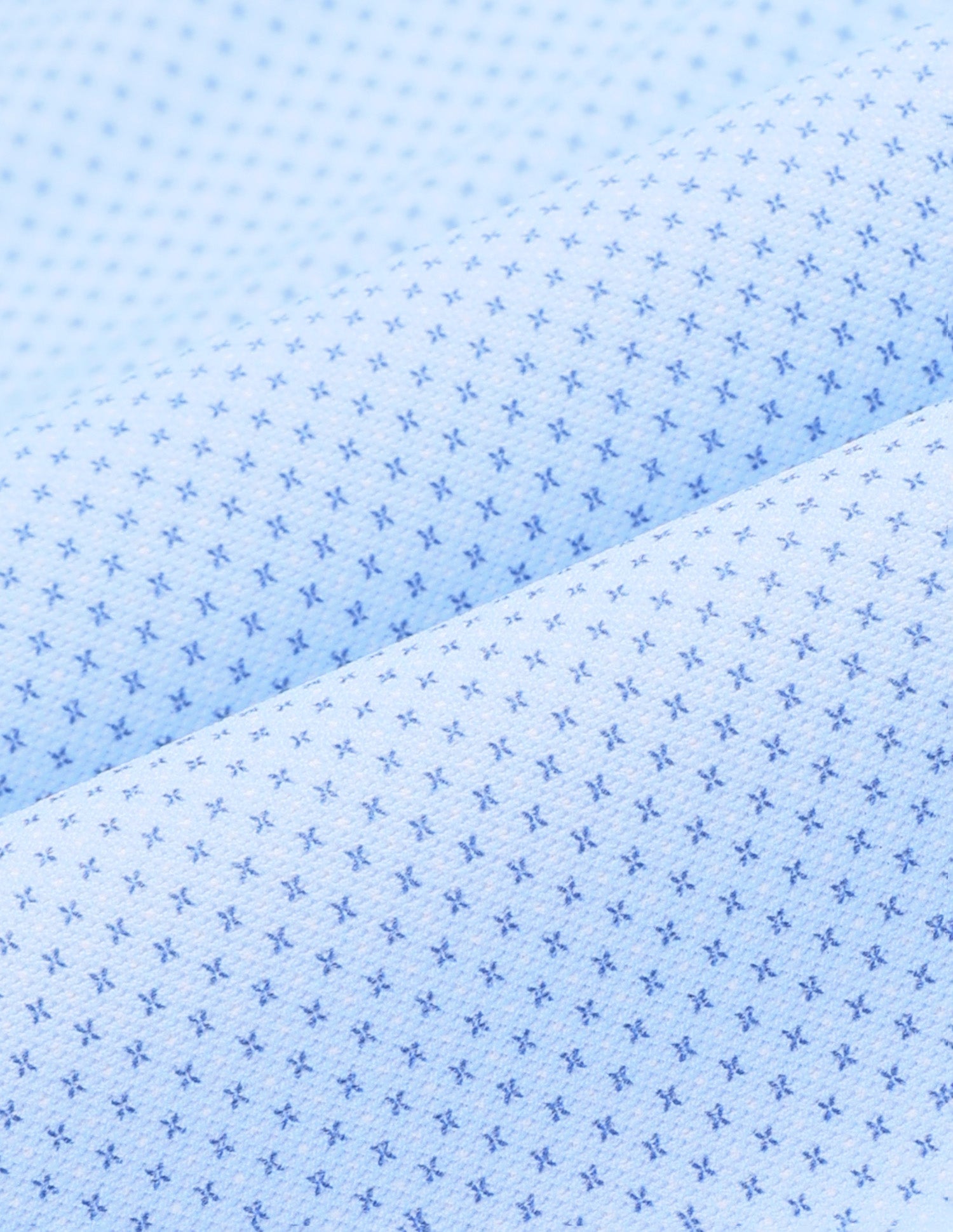 Geometric Printed Slim Fit Polo Shirt Light Blue - U.S. Polo Assn. India | Large