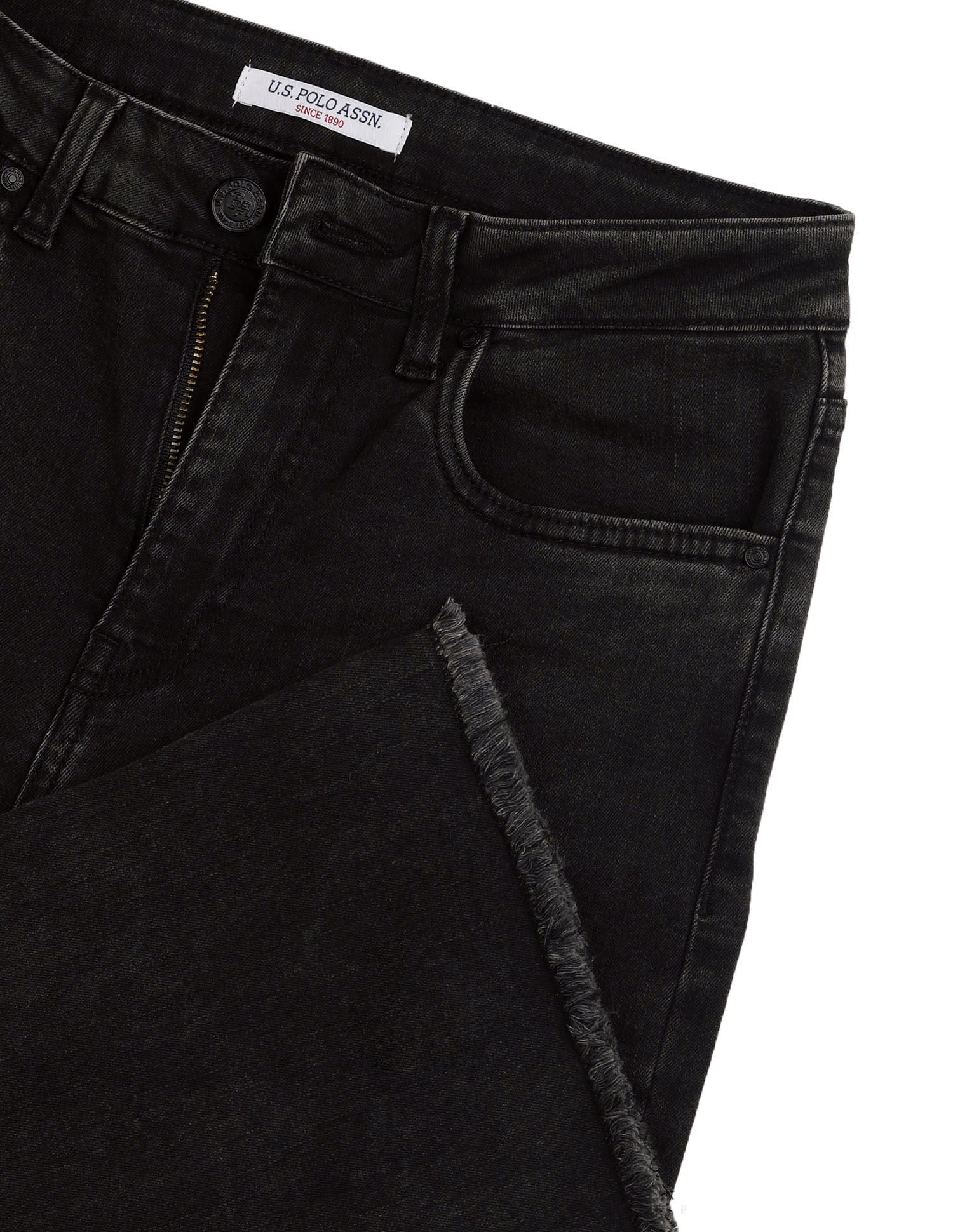 High Rise Flared Fit Jeans Dark Grey - U.S. POLO ASSN. | Large