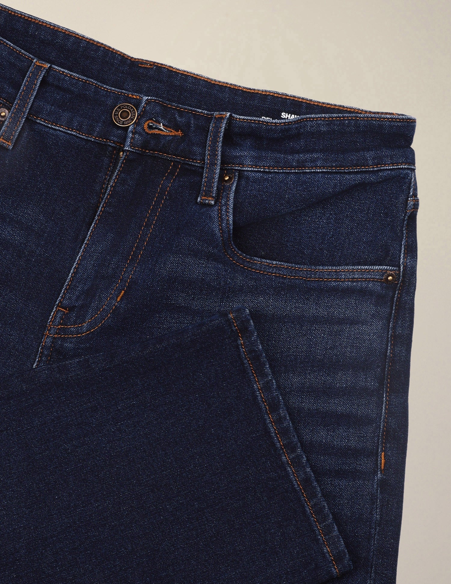 Shawn Relaxed Fit Blue Jeans Dark Blue - U.S. Polo Assn. India | Large