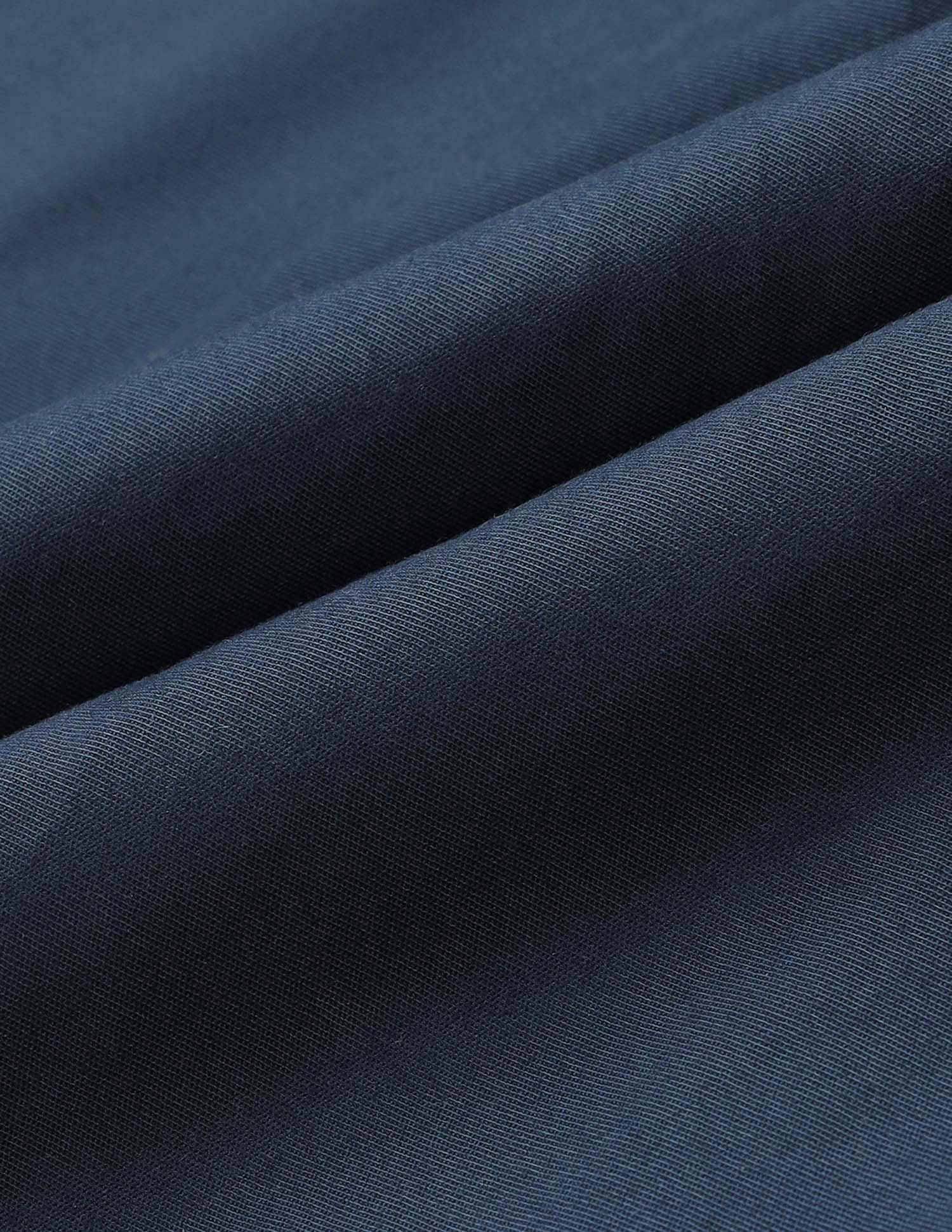 Boys Navy Mid Rise Solid Twill Trousers Navy - U.S. POLO ASSN. | Large