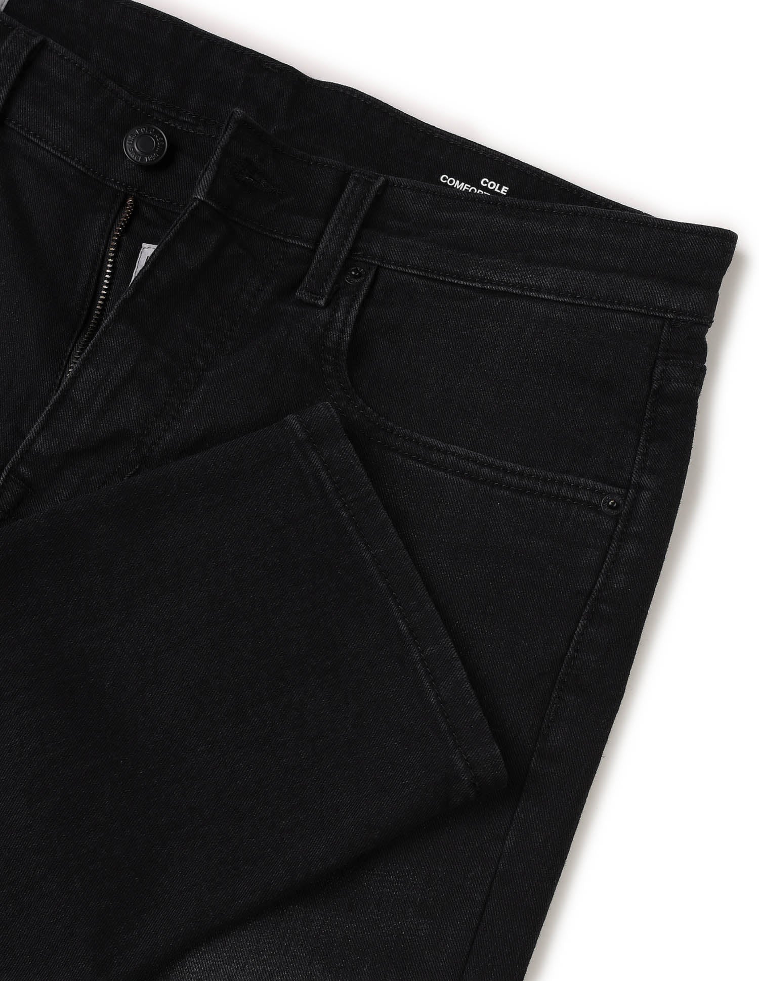 Comfort Cropped Fit Black Jeans Black - U.S. POLO ASSN. | Large