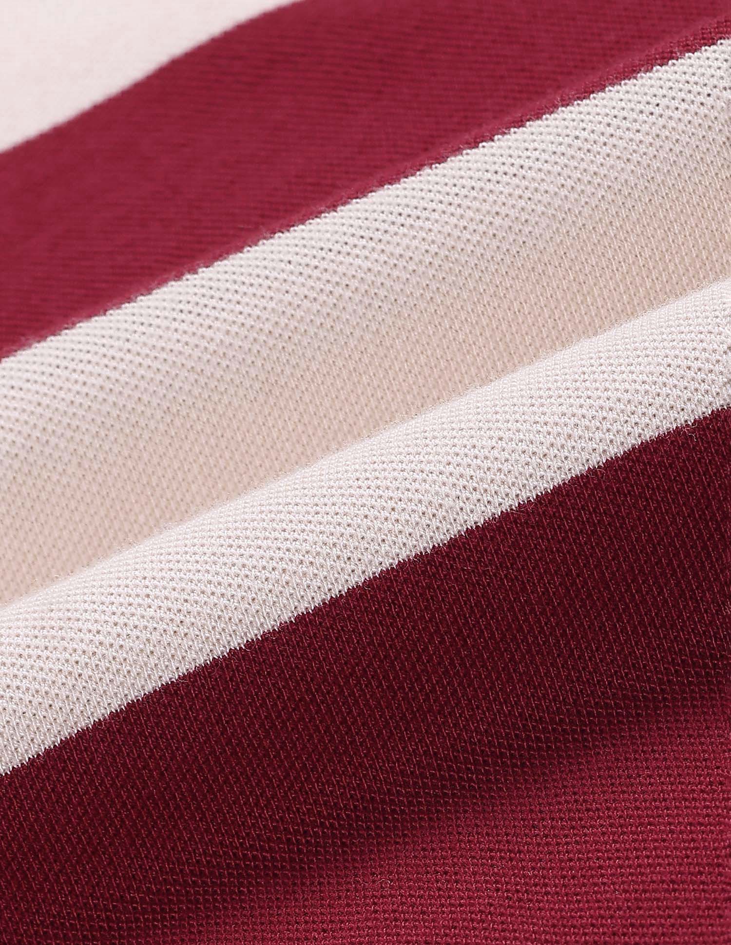 Regular fit Striped Polo Shirt Ecru - U.S. POLO ASSN. | Large