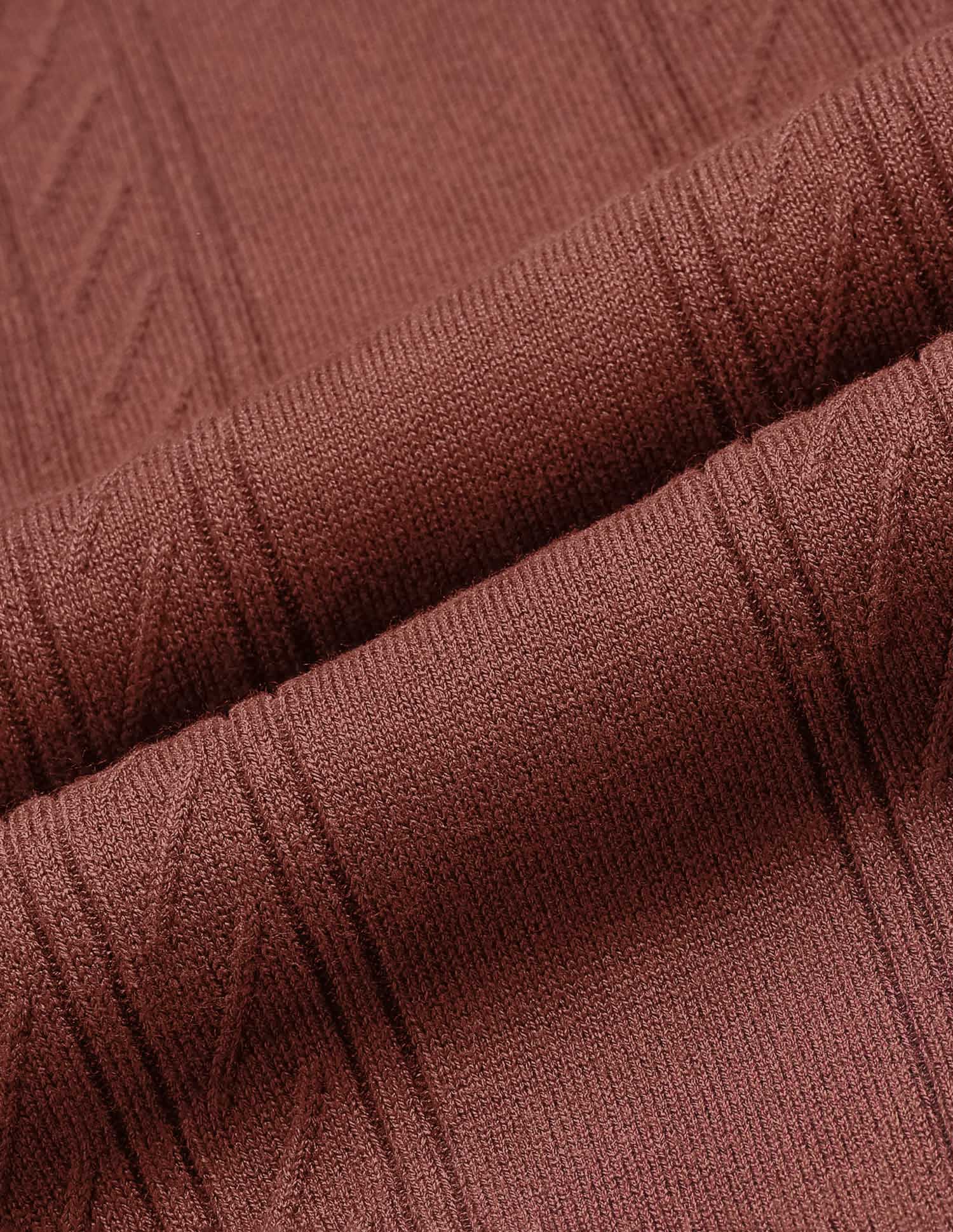 Slim Fit Textured Polo Shirt Rust - U.S. POLO ASSN. | Large