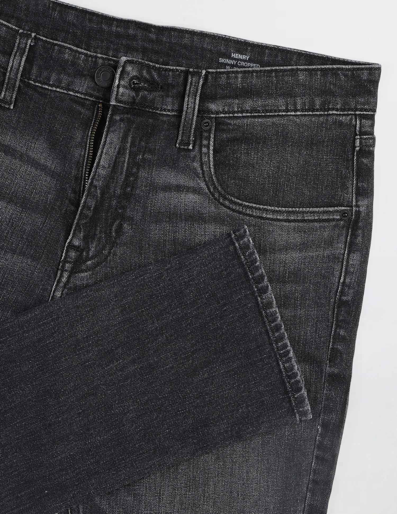 Henry Tapered Fit Whiskered Jeans Mid Grey - U.S. POLO ASSN. | Large