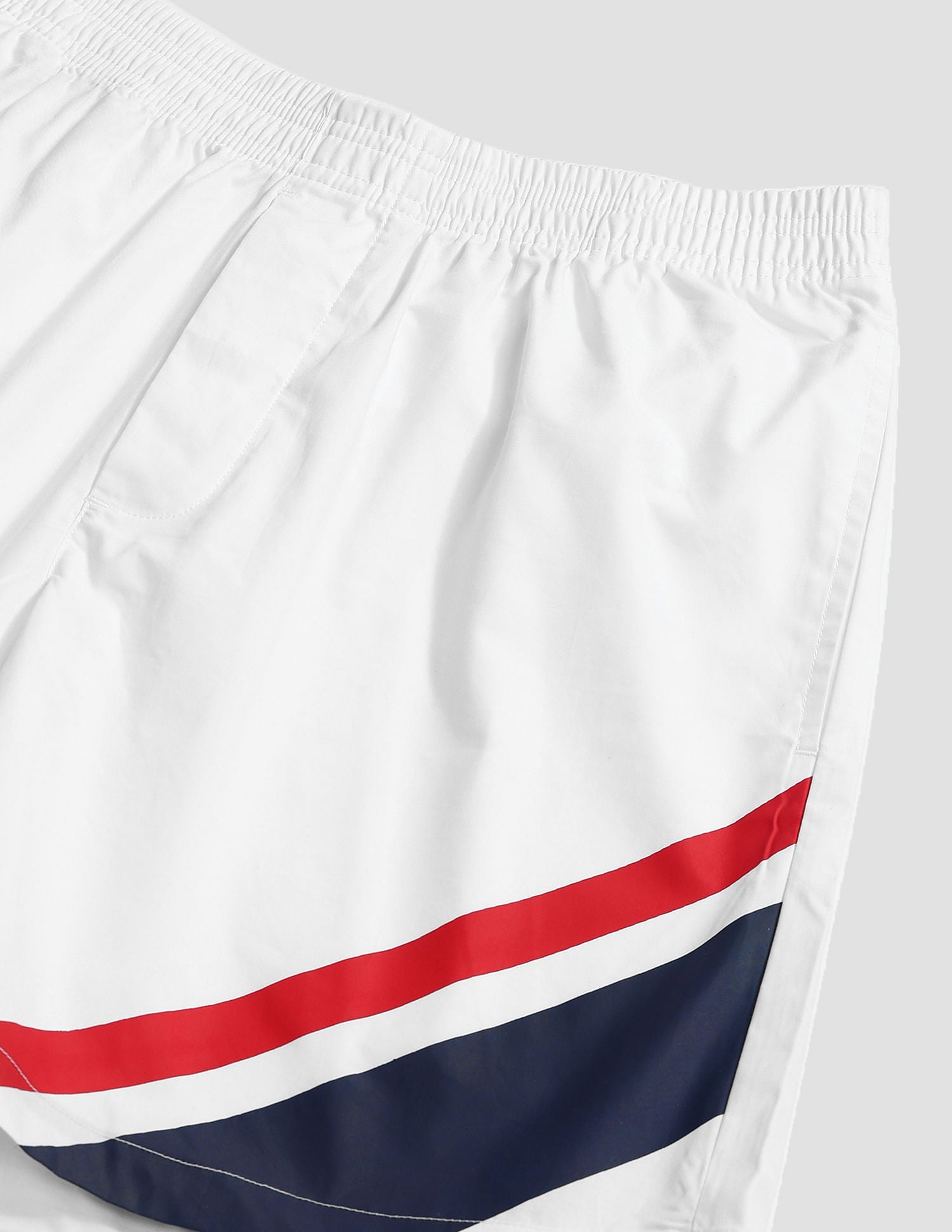 Mid Rise Solid OEX06 Shorts - Pack Of 1 White Paneled - U.S. POLO ASSN. | Large