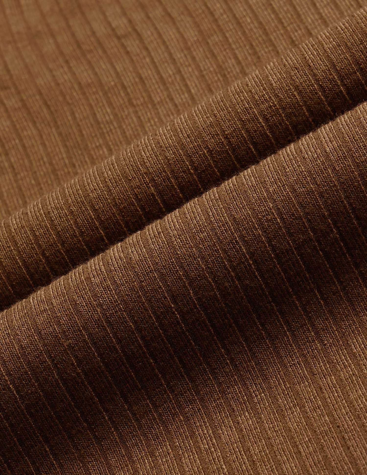 Ribbed Relaxed Fit Polo Shirt Brown - U.S. POLO ASSN. | Large