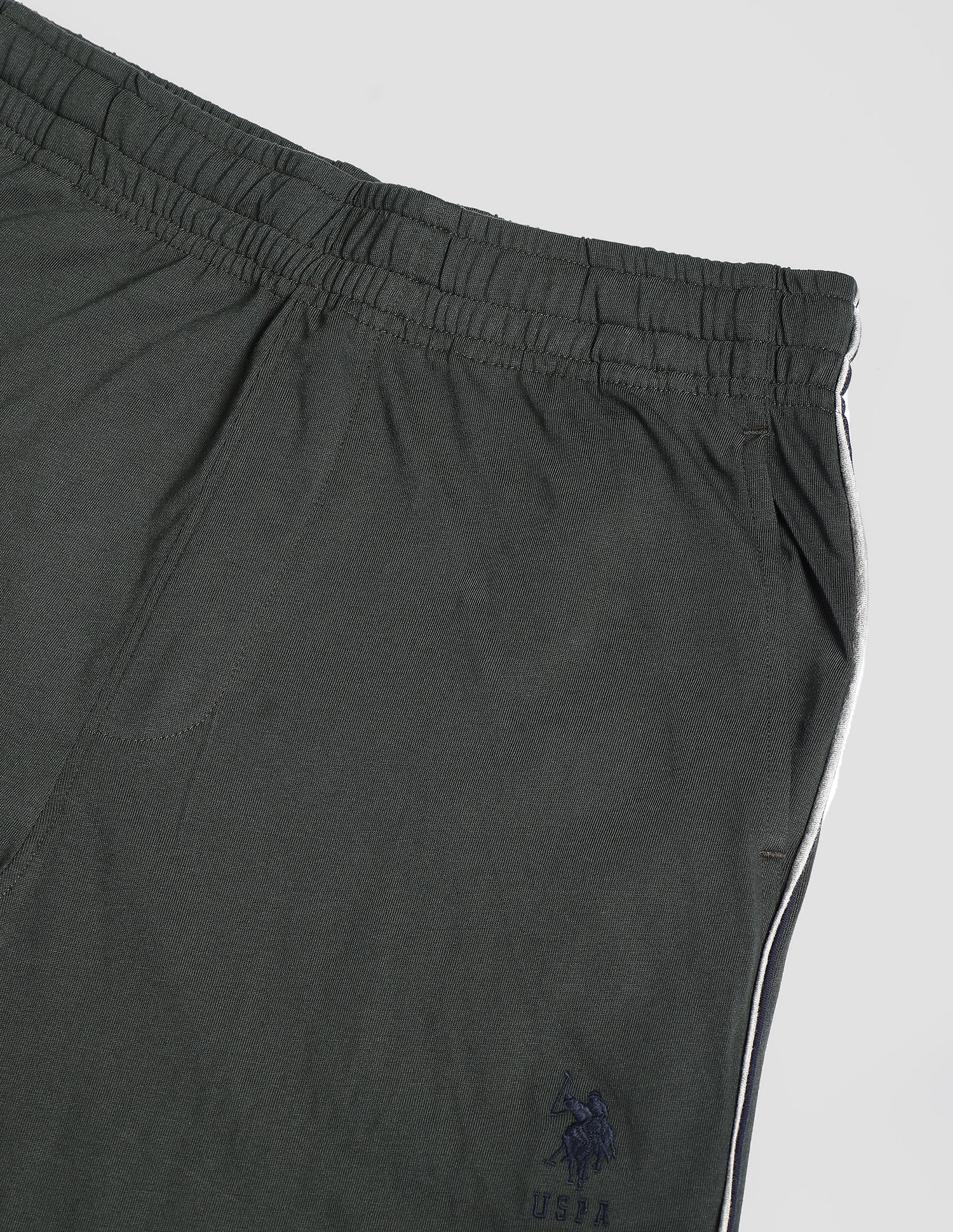 Solid LR001 Lounge Track Pants - Pack Of 1 Dark Green - U.S. POLO ASSN. | Large