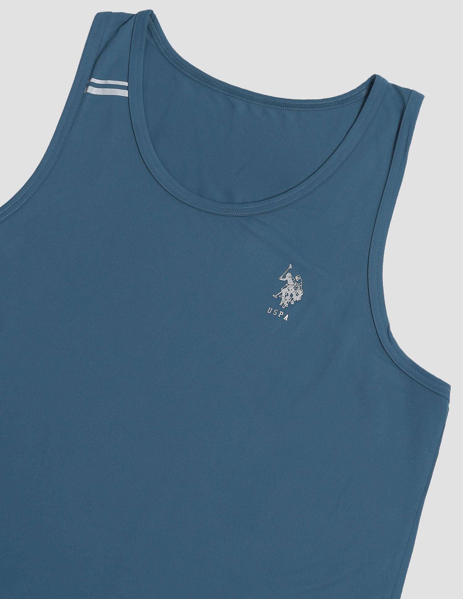 Solid OEV04 Vest - Pack Of 1 Dusty Blue - U.S. POLO ASSN. | Large