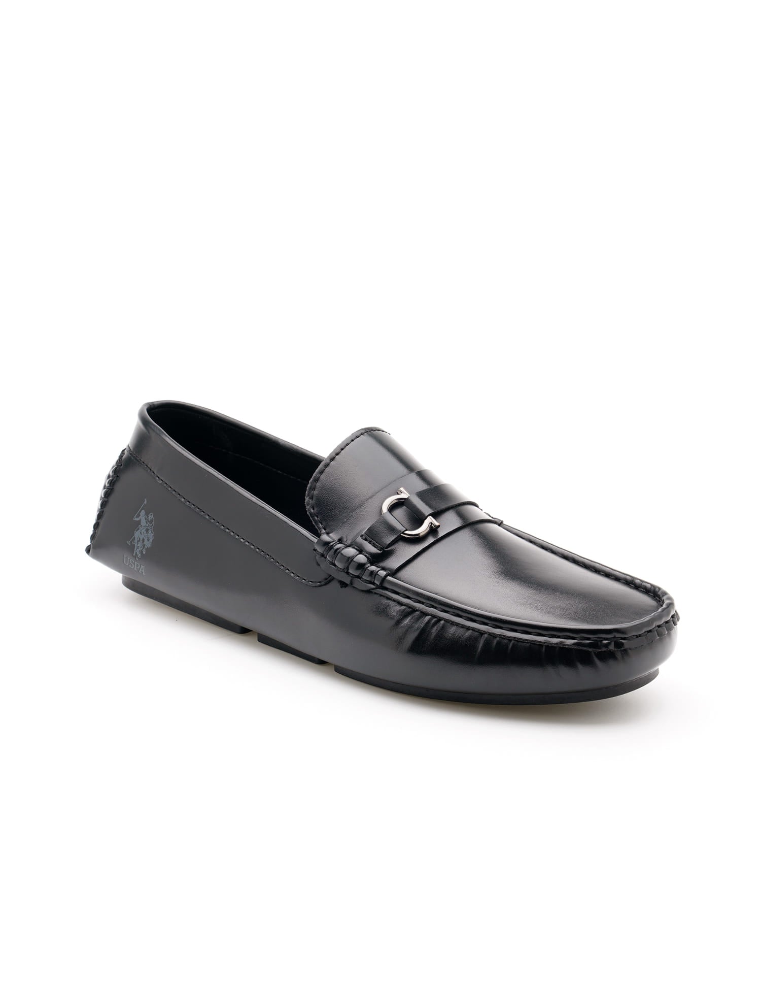 Men Solid Cronus 6.0 Loafers Black - U.S. Polo Assn. India | Large