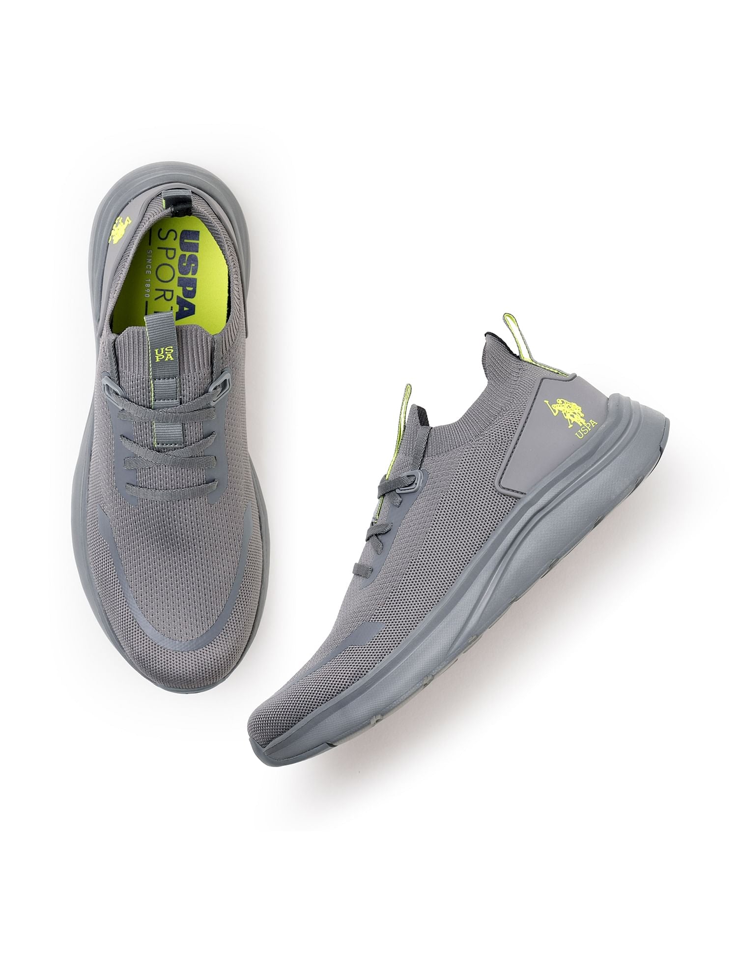 Men Oxley 3.0 Grey Uspa Sport  Sneakers Grey - U.S. Polo Assn. India | Large