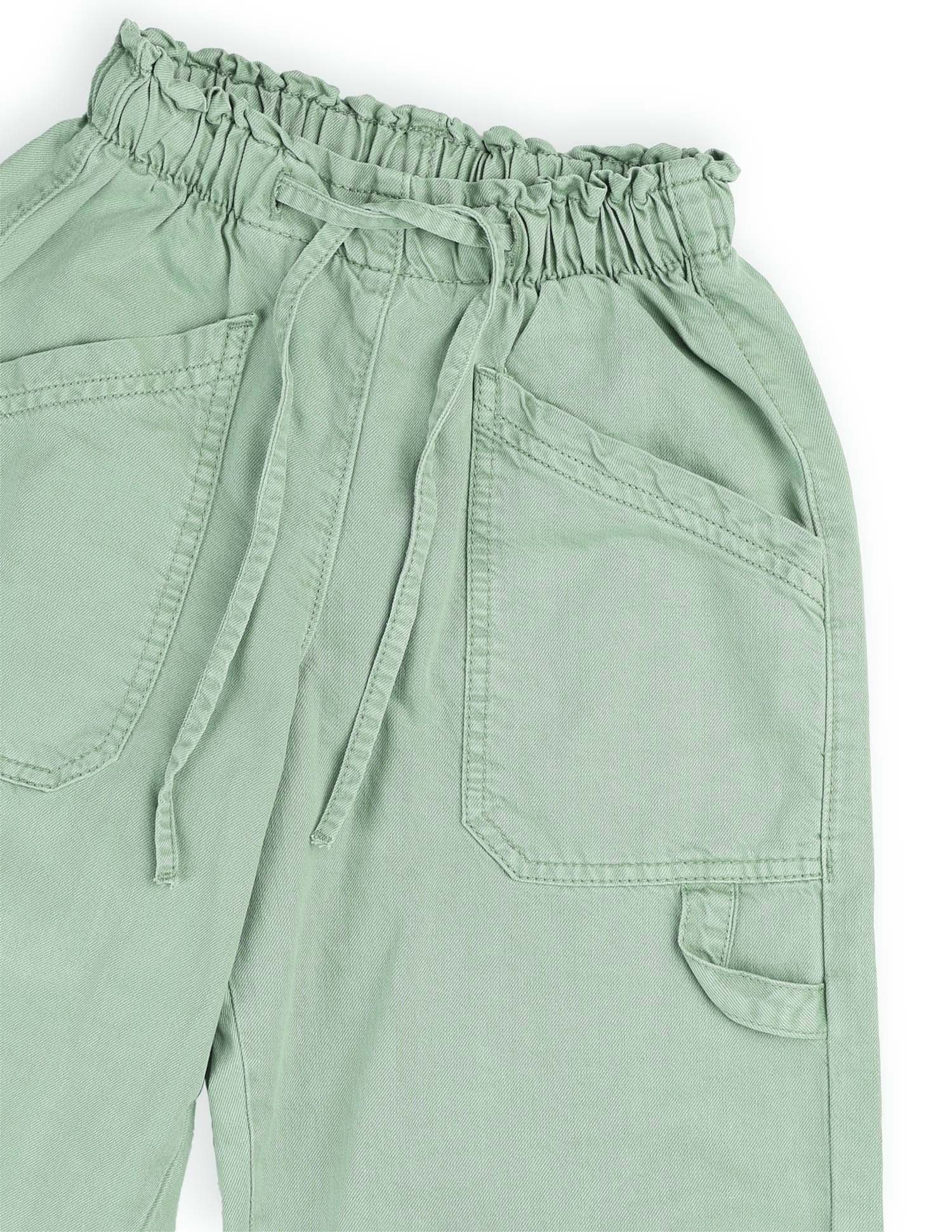 Girls High Rise Jogger Jeans Light Green - U.S. POLO ASSN. | Large