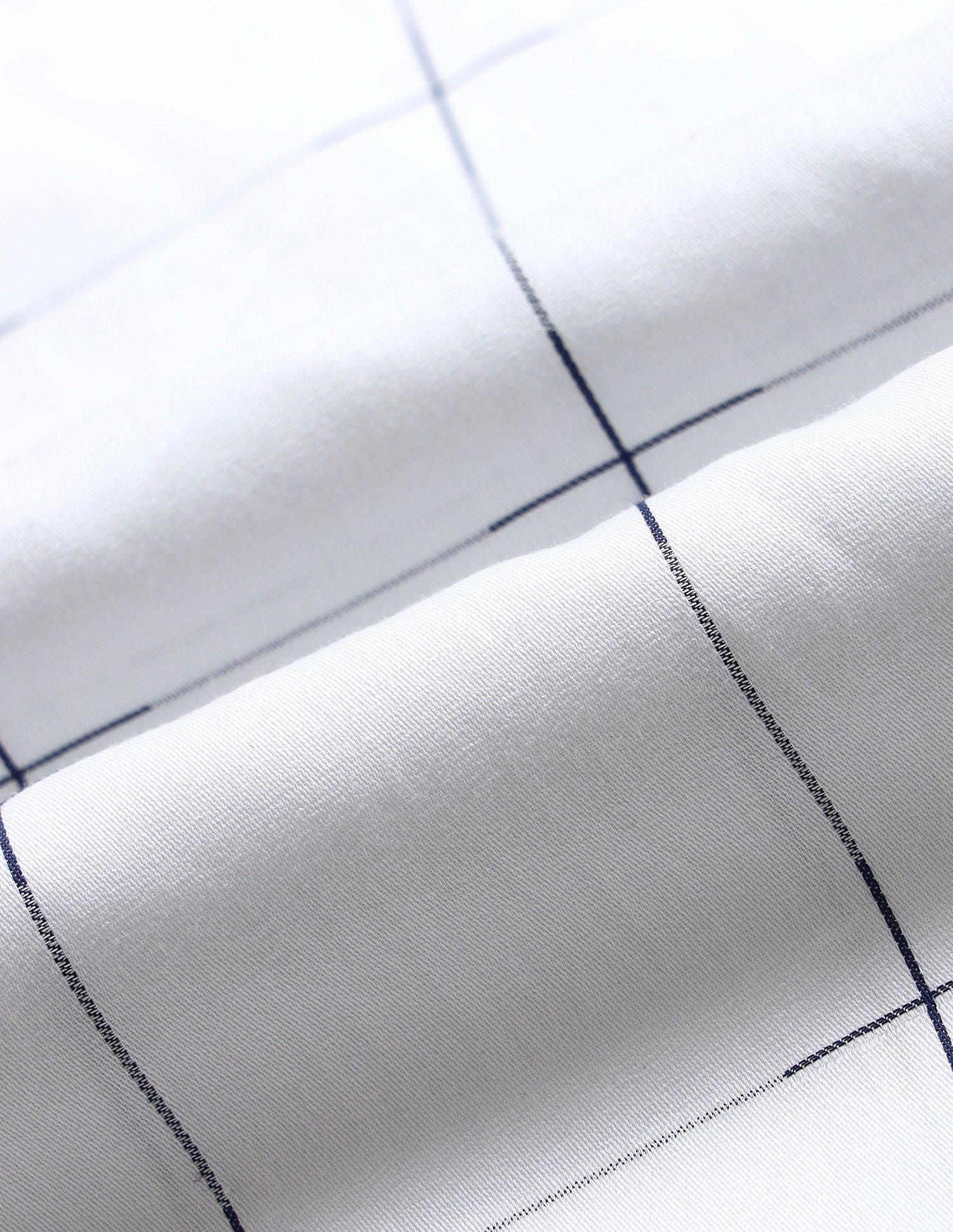 Tailored Fit Cotton Checked Shirt White - U.S. Polo Assn. India | Large