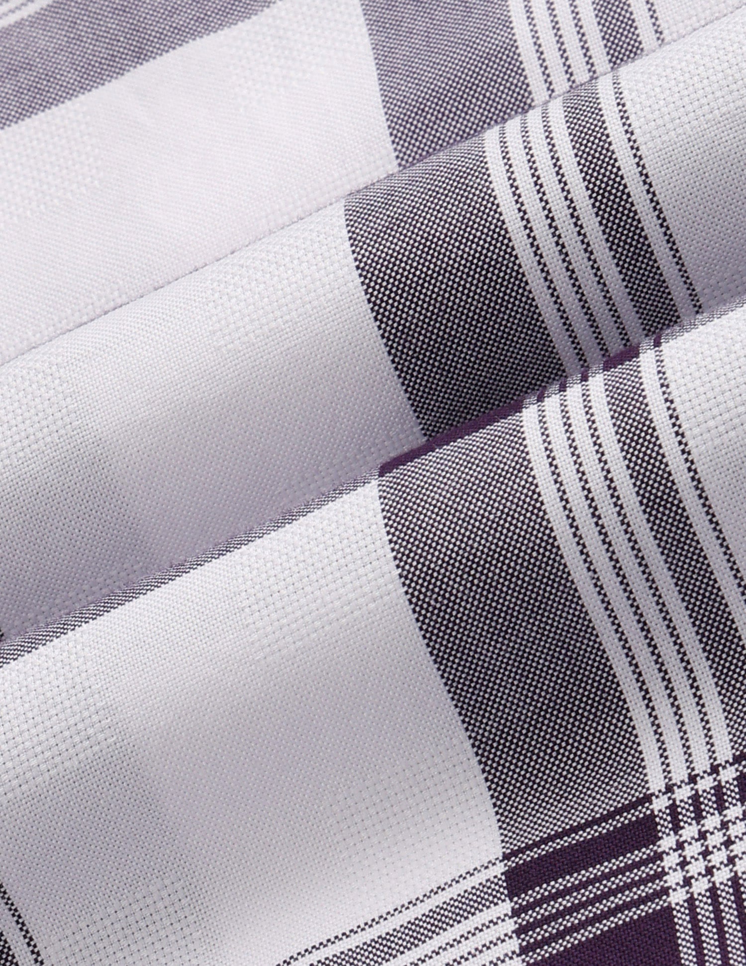 Plaid Checked Tailored Fit Shirt Purple - U.S. Polo Assn. India | Large