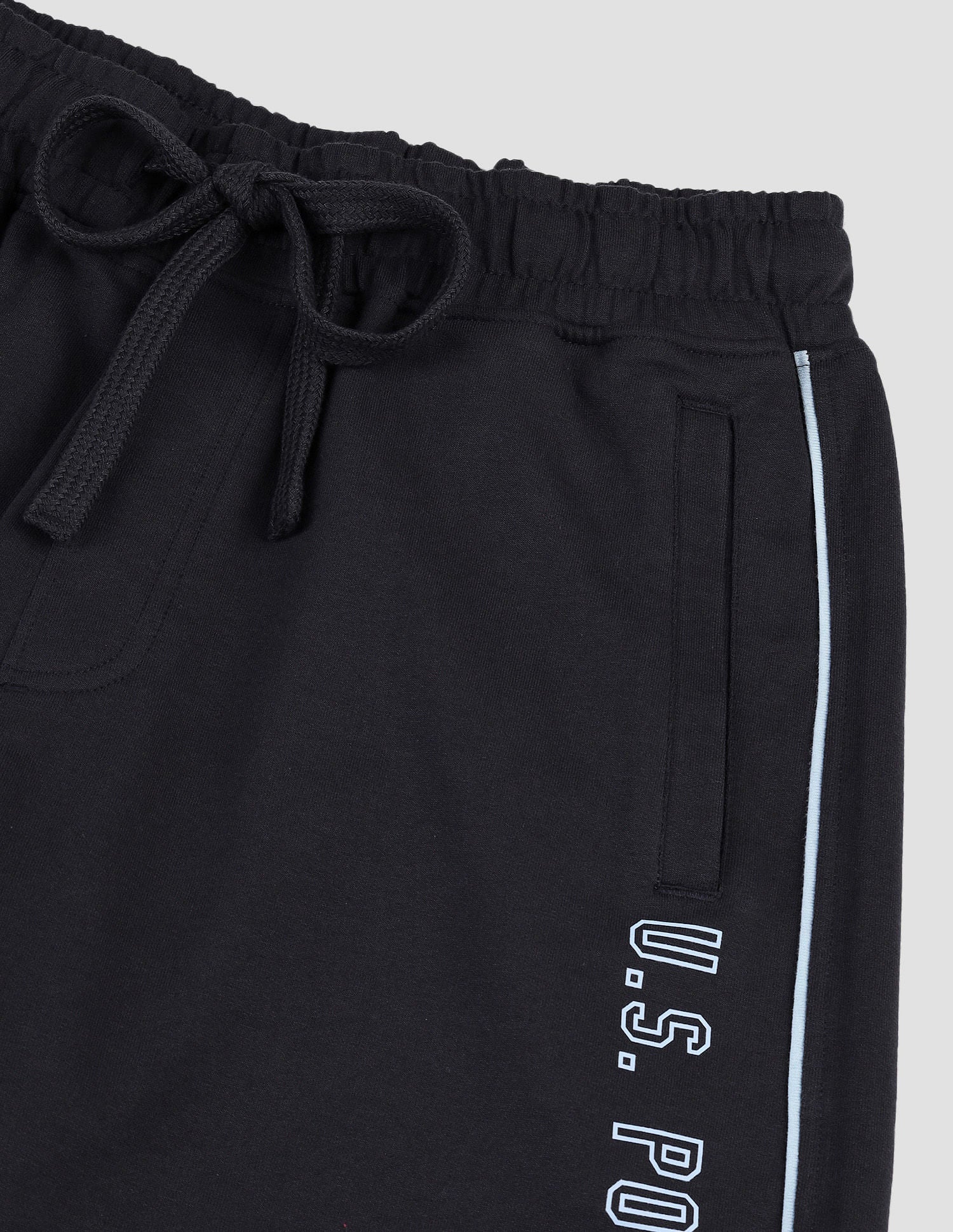 Mid Rise Contrast Piping OES05 Shorts - Pack Of 1 Grey - U.S. POLO ASSN. | Large