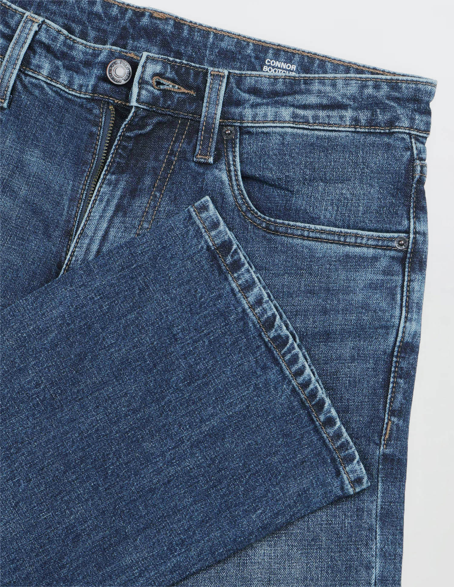 Solid Bootcut Jeans Blue - U.S. Polo Assn. India | Large