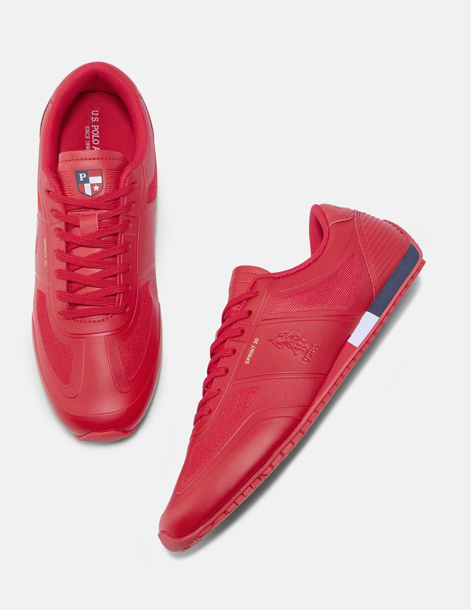 Sprint 30 Lace-Ups Sneakers Red - U.S. Polo Assn. India | Large