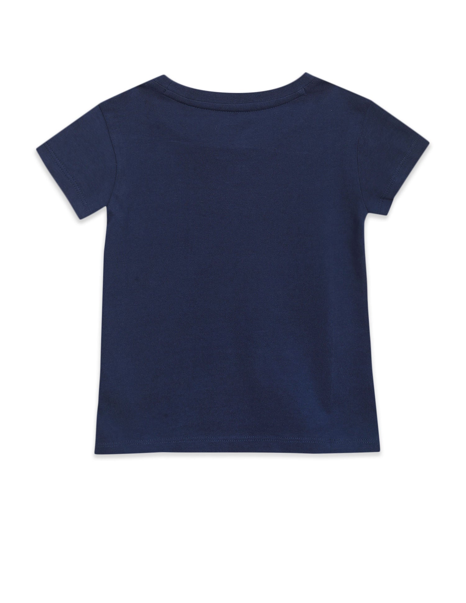 Crew Neck Brand Print T-Shirt Navy - U.S. POLO ASSN. | Large