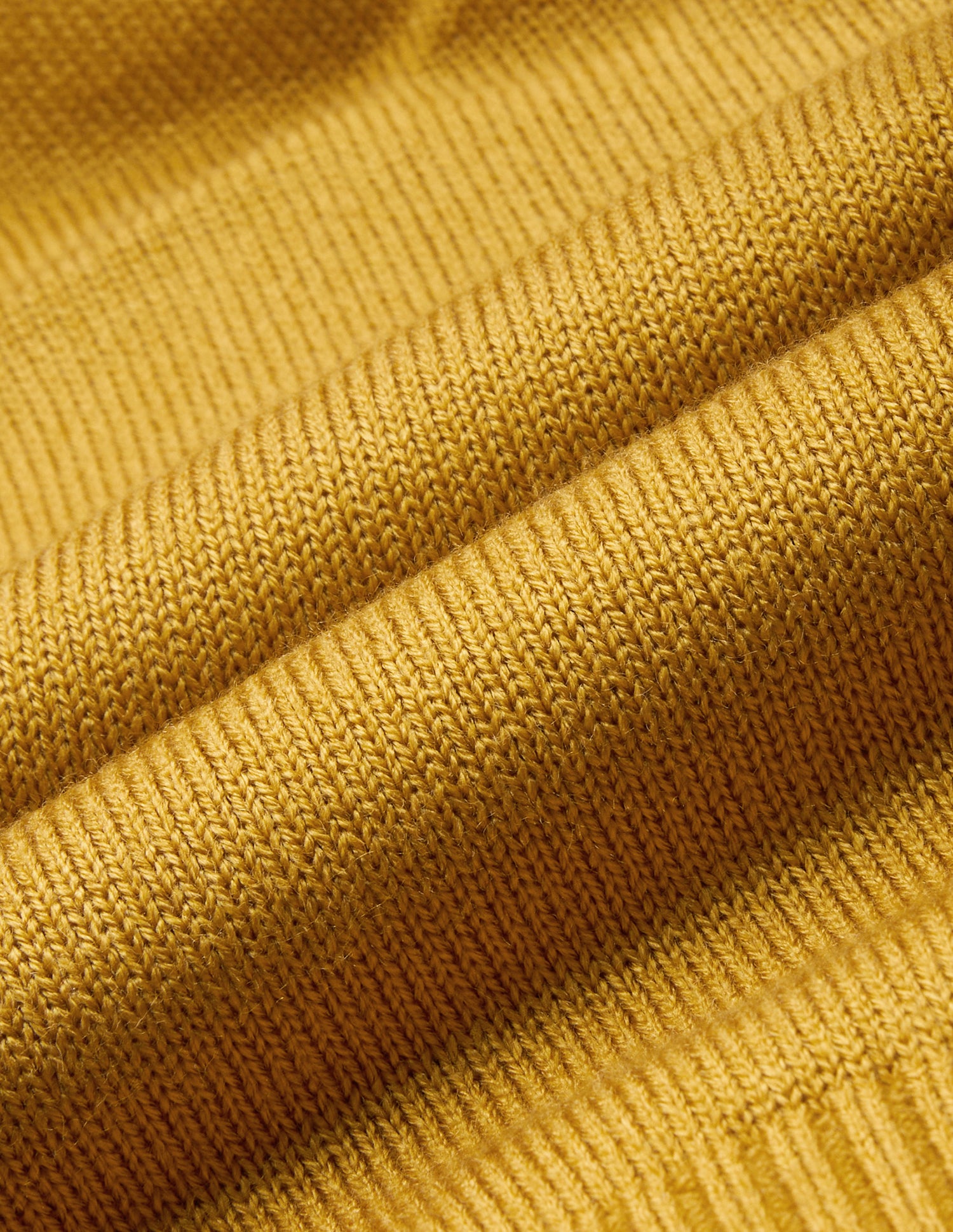 Brand Embroidered Regular Fit Sweater Mustard - U.S. Polo Assn. India | Large
