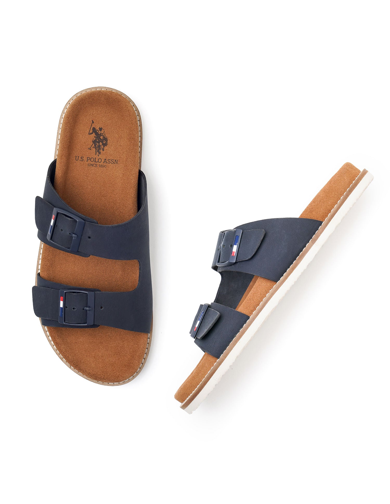 Buckle Strap Mendy Sandals Blue - U.S. Polo Assn. India | Large