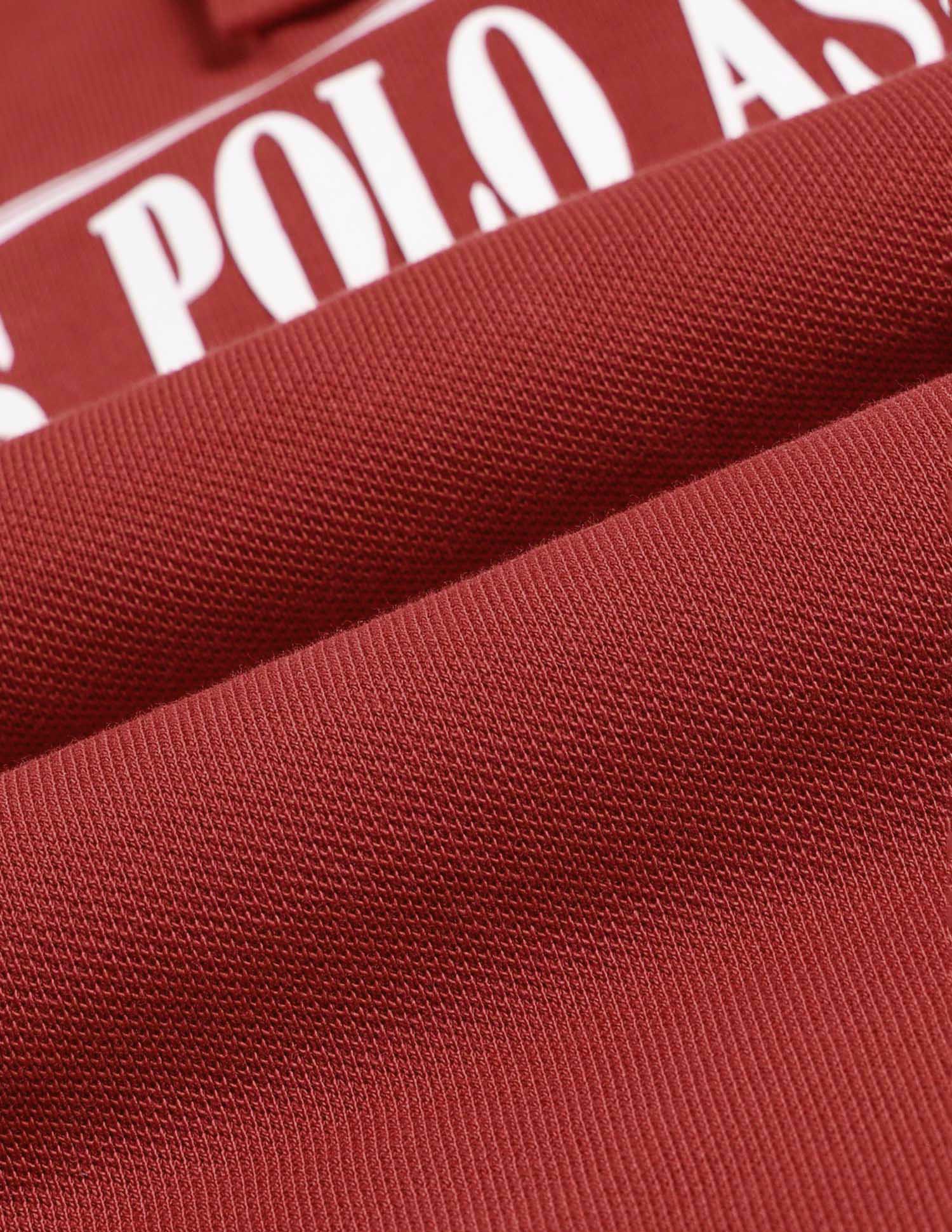 Boys Brand Printed Regular Fit Polo Shirt Medium Red - U.S. POLO ASSN. | Large