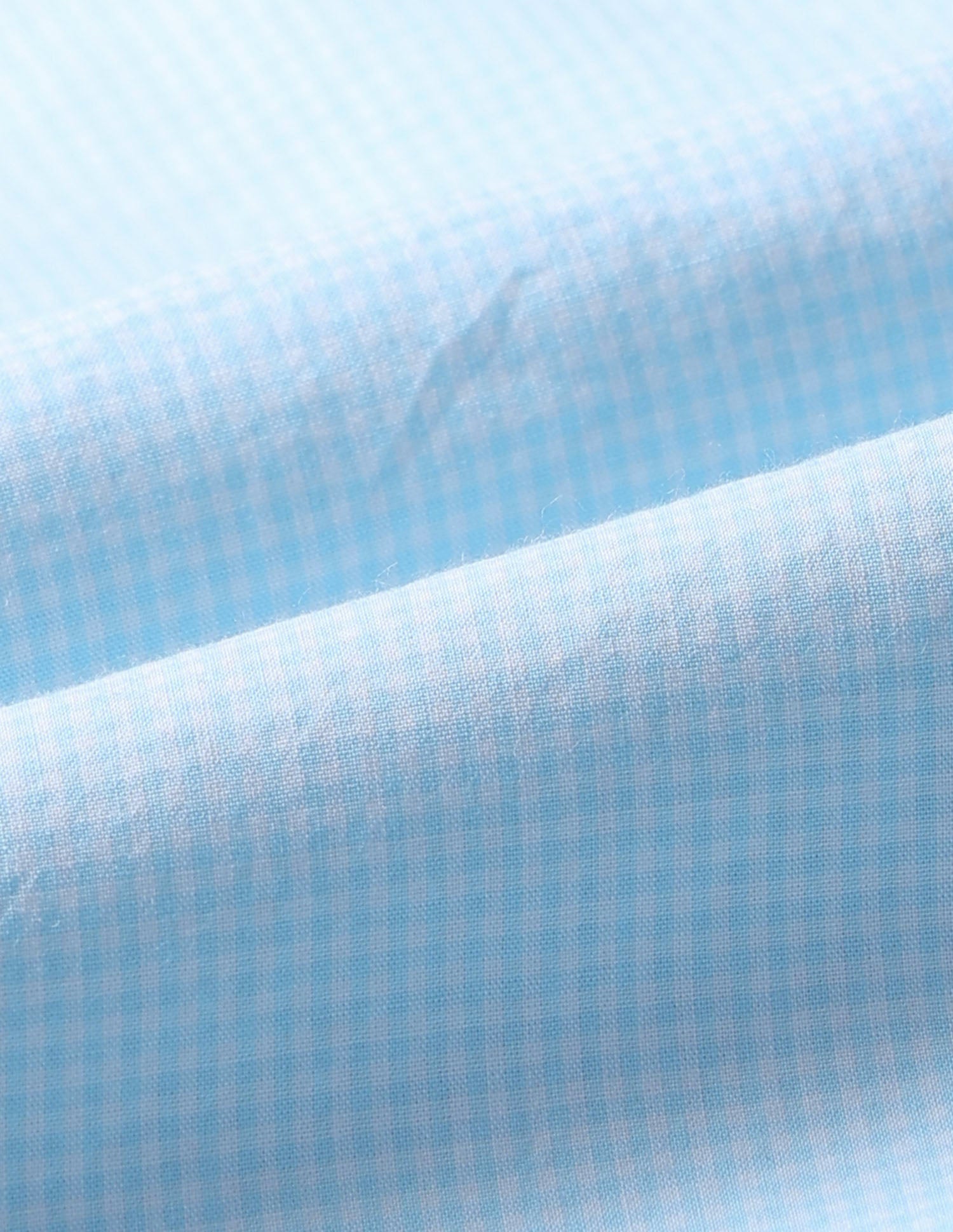 Gingham Checked Tailored Fit Shirt Blue - U.S. POLO ASSN. | Large