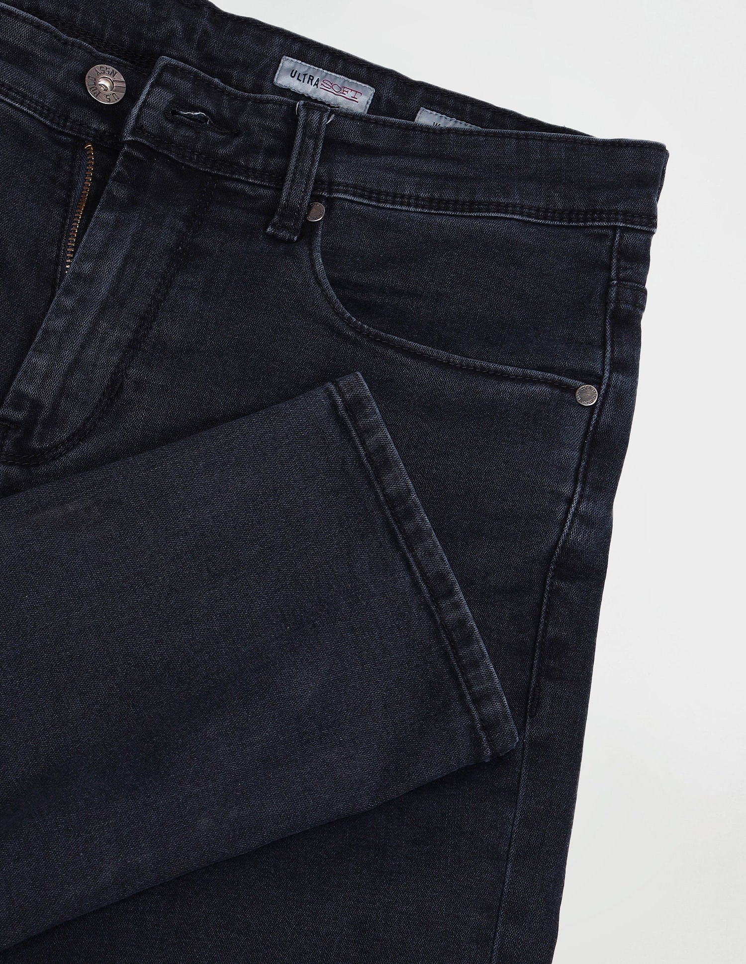 Brandon Slim Tapered Fit Blue Jeans Blue - U.S. Polo Assn. India | Large