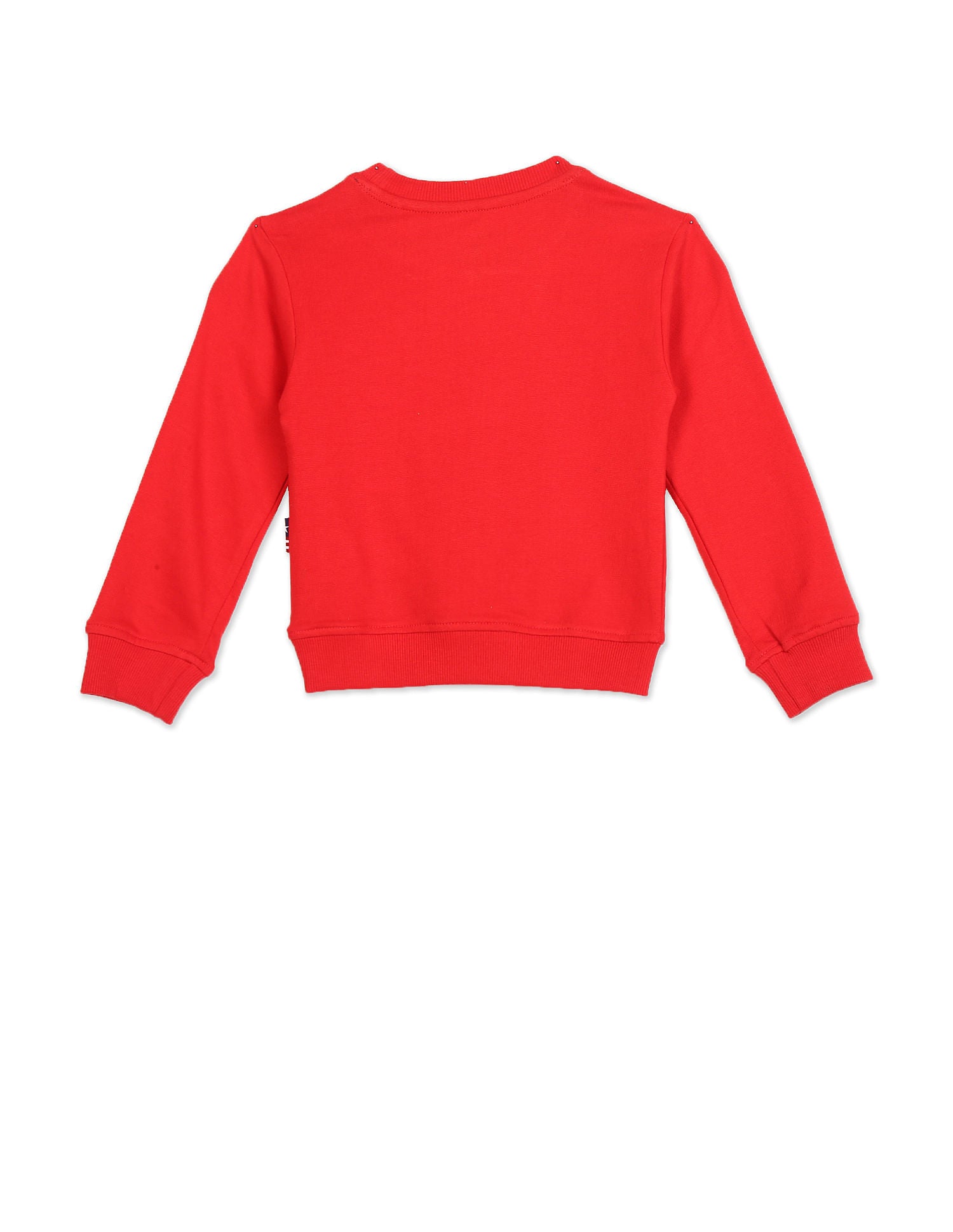 Crew Neck Brand Print Sweatshirt Red - U.S. POLO ASSN. | Large