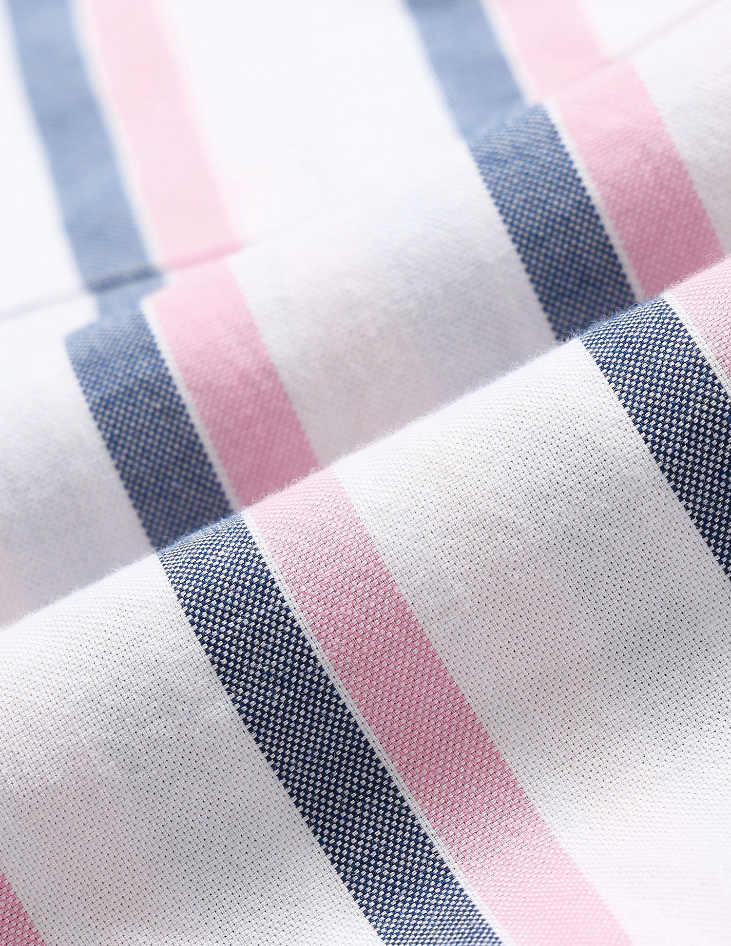 Regular Dobby Vertical Striped Shirt White - U.S. POLO ASSN. | Large